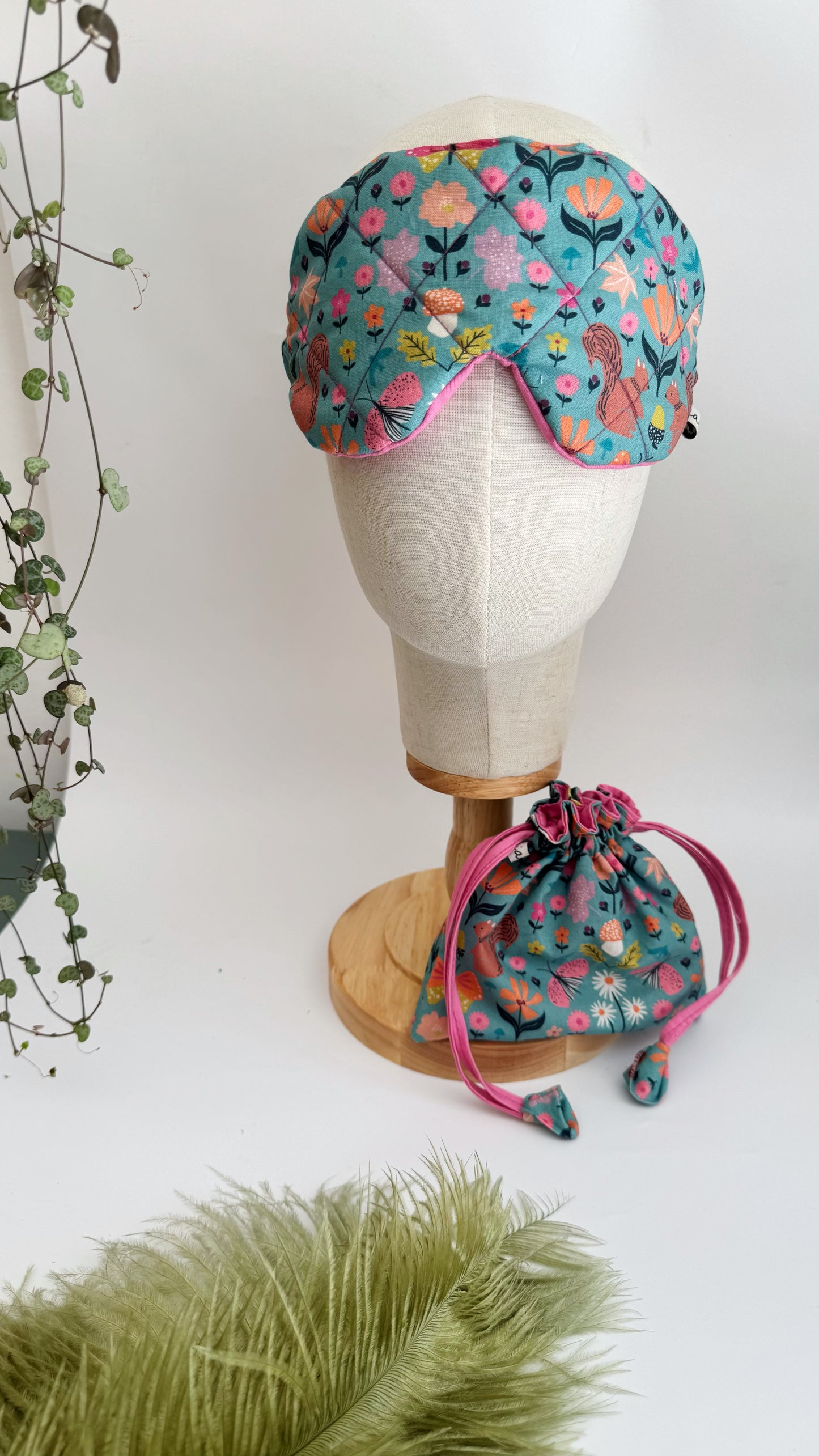 Set Nuvola (Sleep Mask + Sacchetto) - Scoiattoli