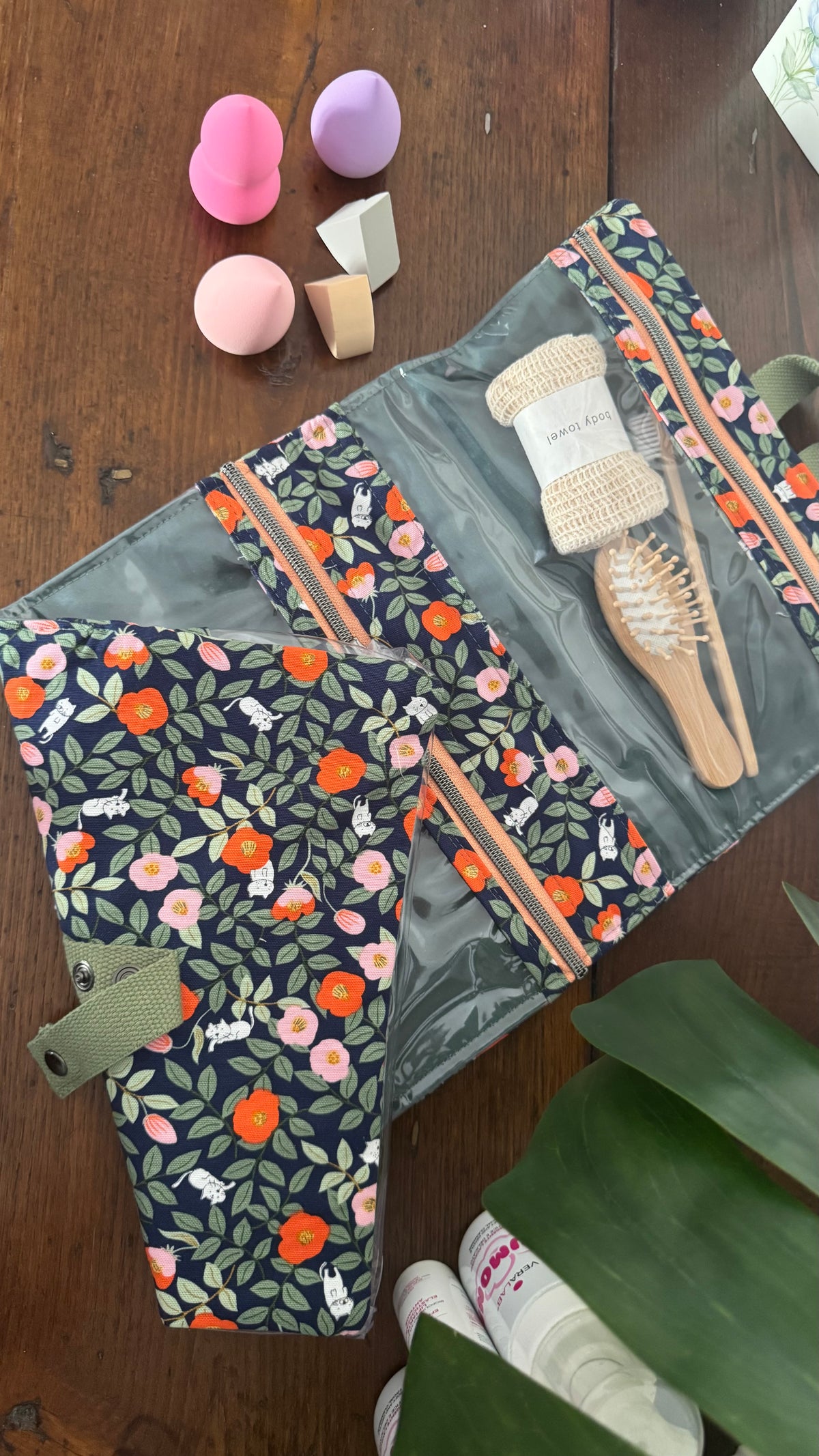 Beauty Burrito MAXI- Fiori Arancio Verde (HANBOK)