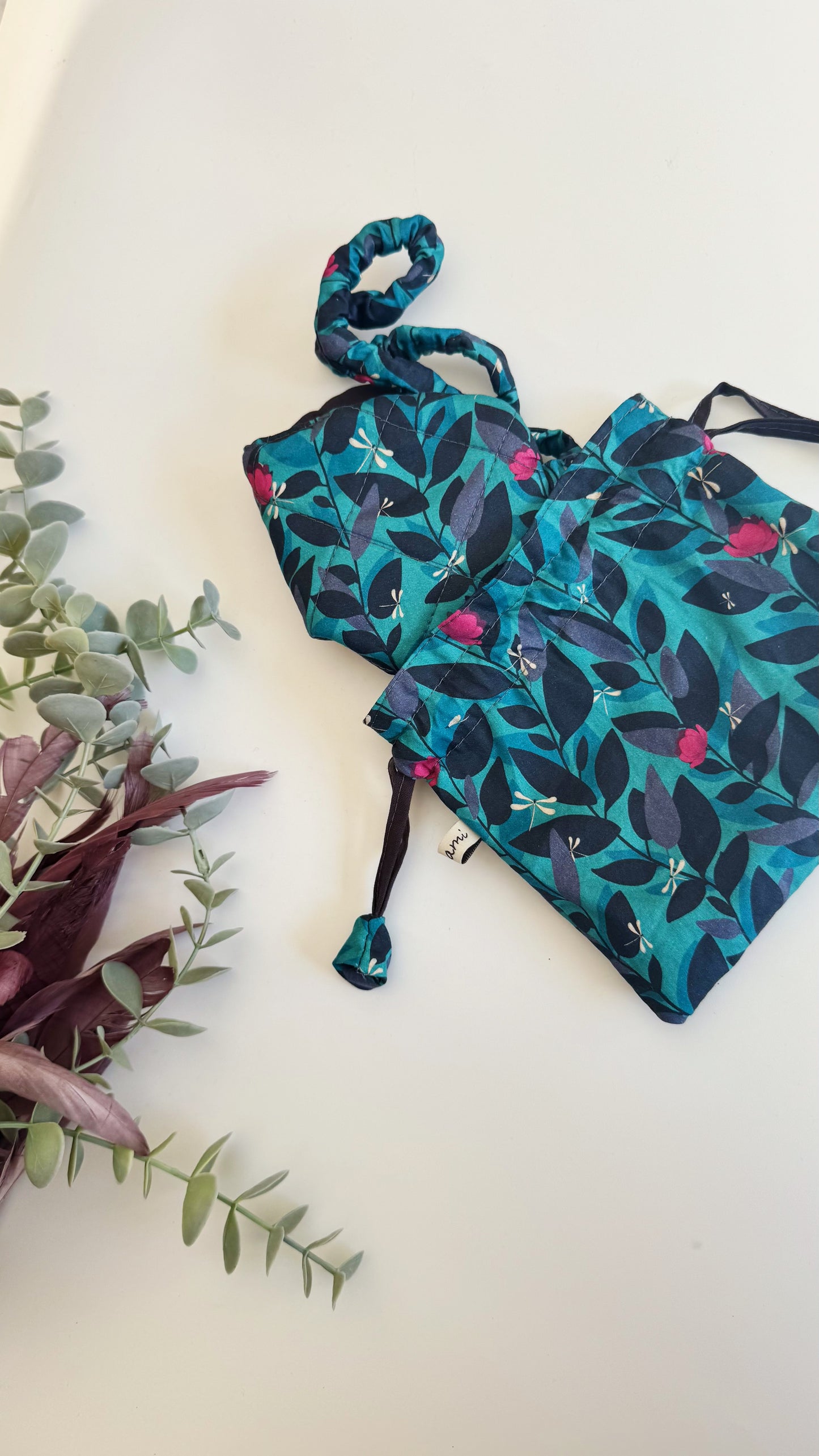 Nuvola (sleep mask) - Libellule turchese