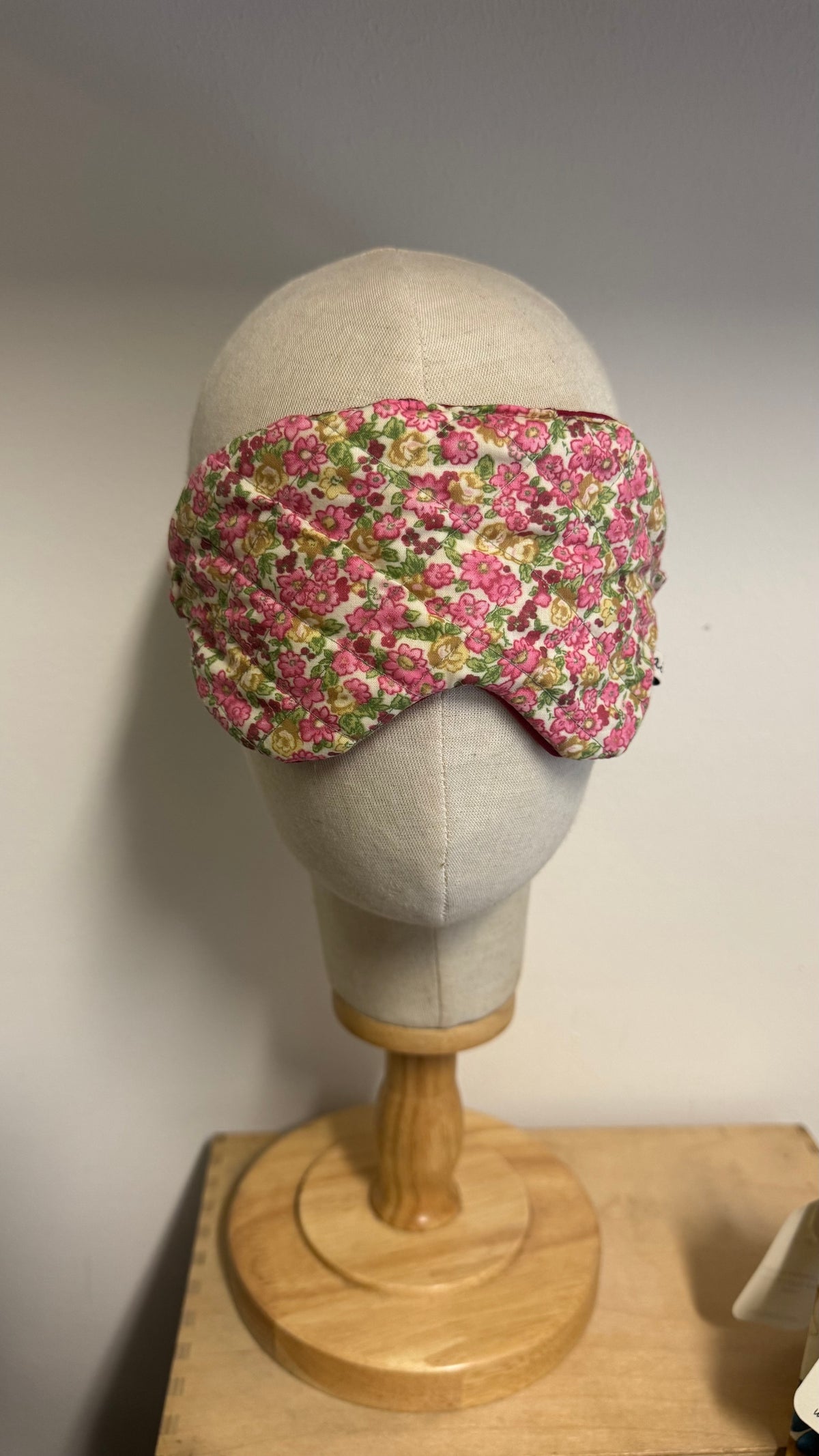 Nuvola (sleep mask) - Fiori Rosa e Verde (Hanbok)
