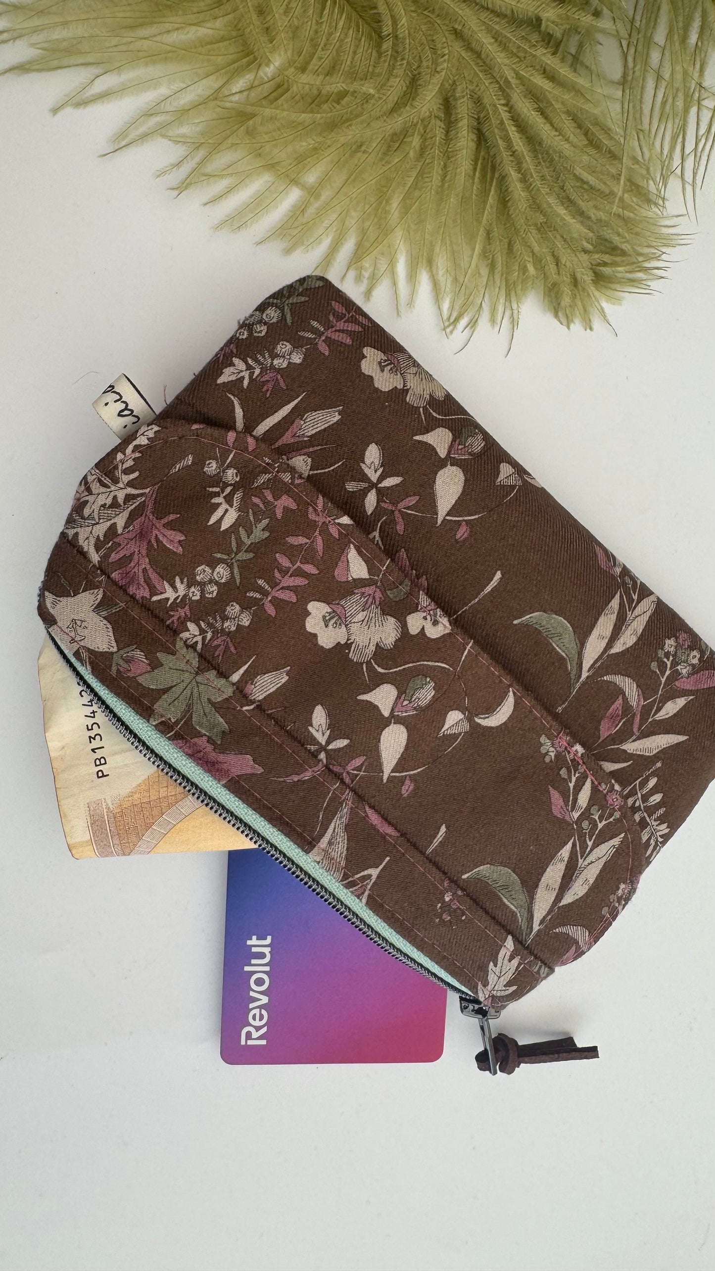 Pocket Pochette con tasca (Mini) - Brown (Nippori)