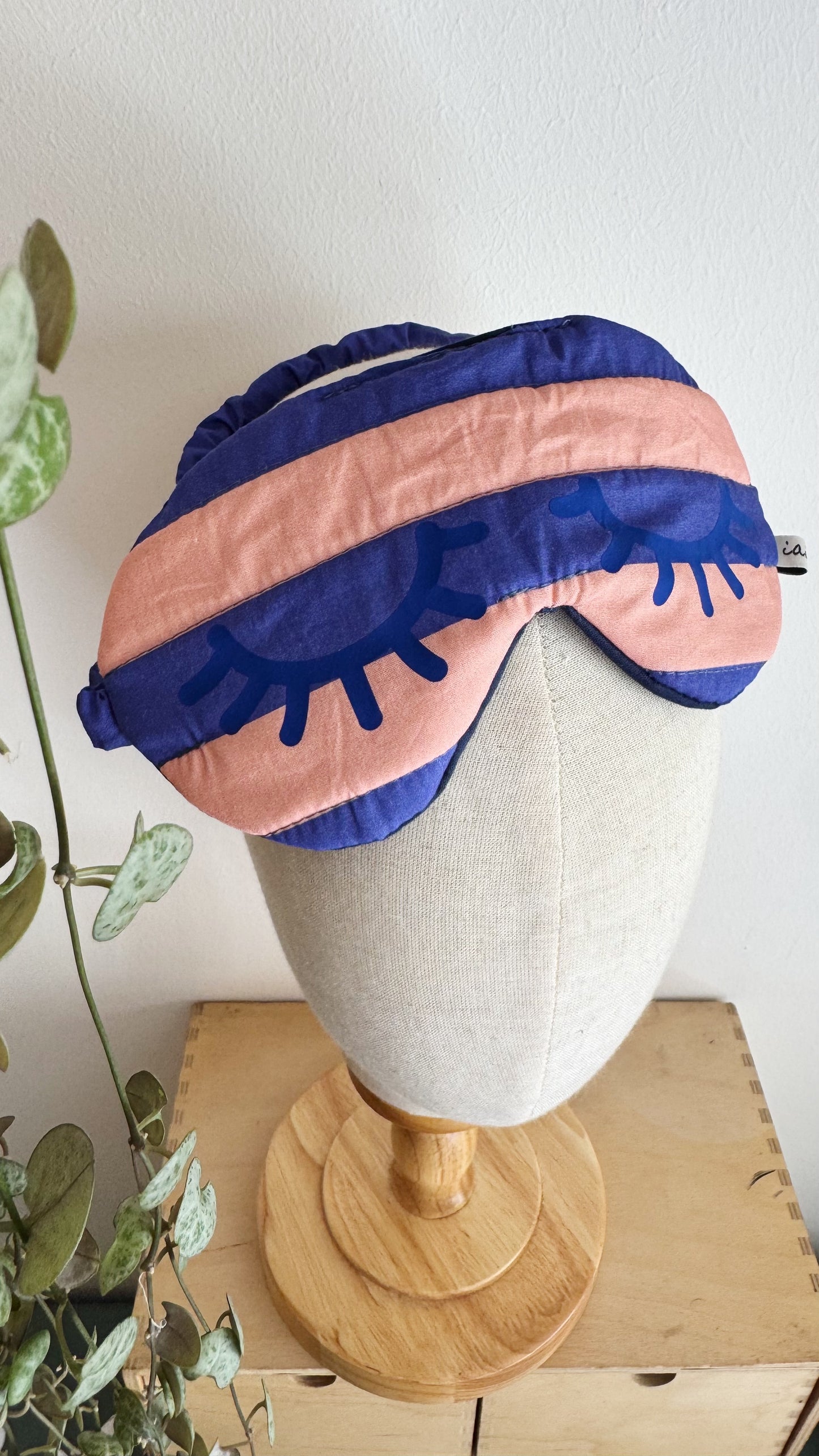 Nuvola (sleep mask) - Indaco & Rosa (Stripes)