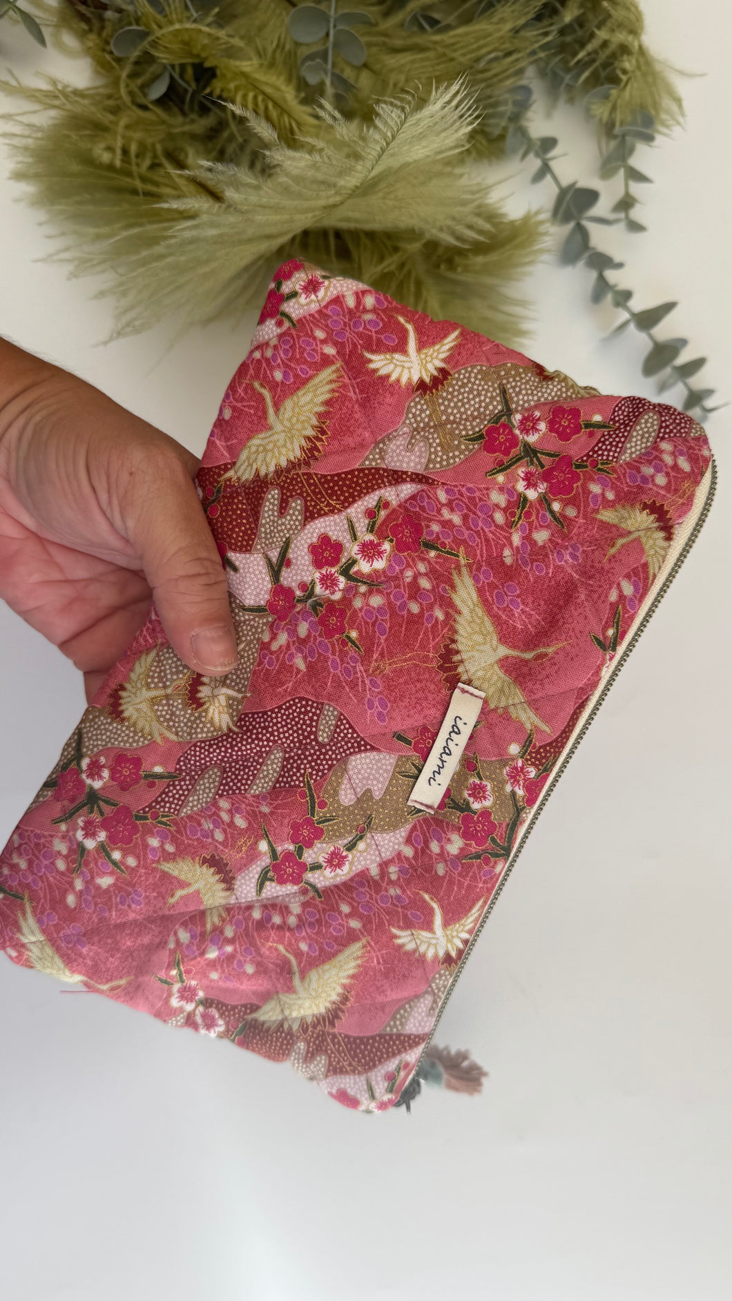 Pochette trapuntata - rosa (Nippori)