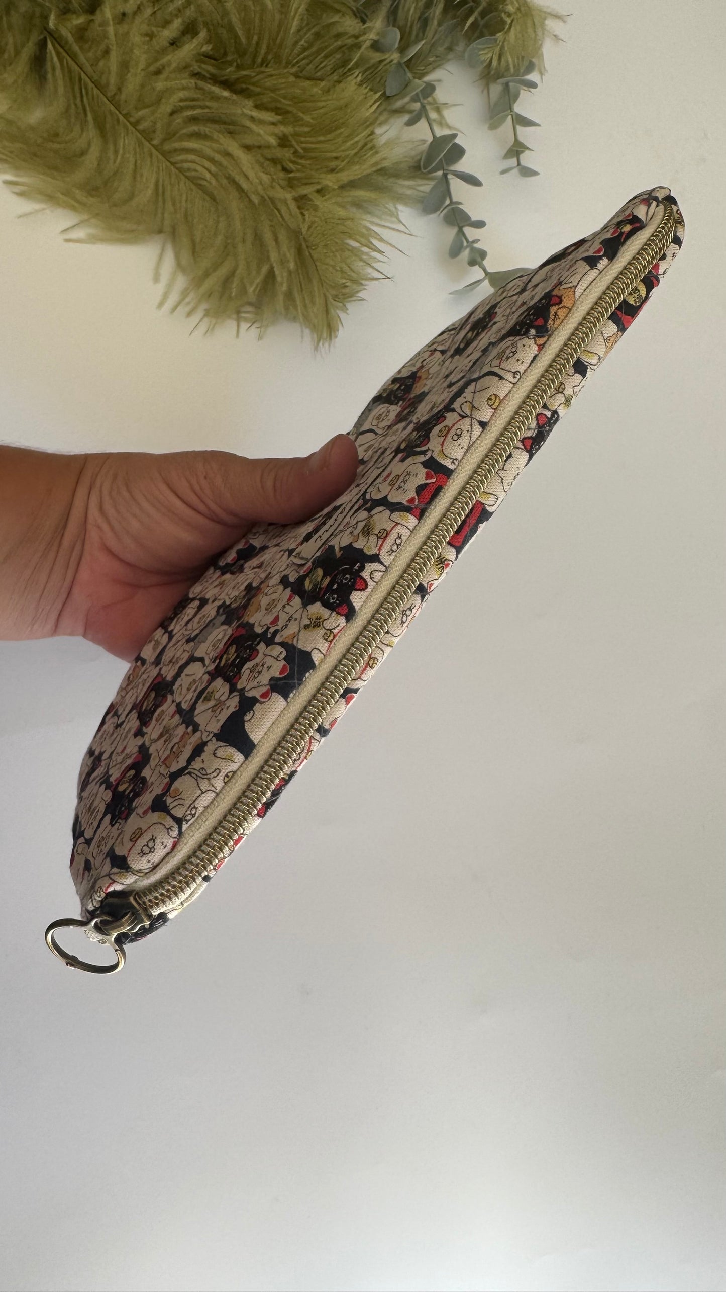 Pochette trapuntata - gatto della fortuna (Nippori)