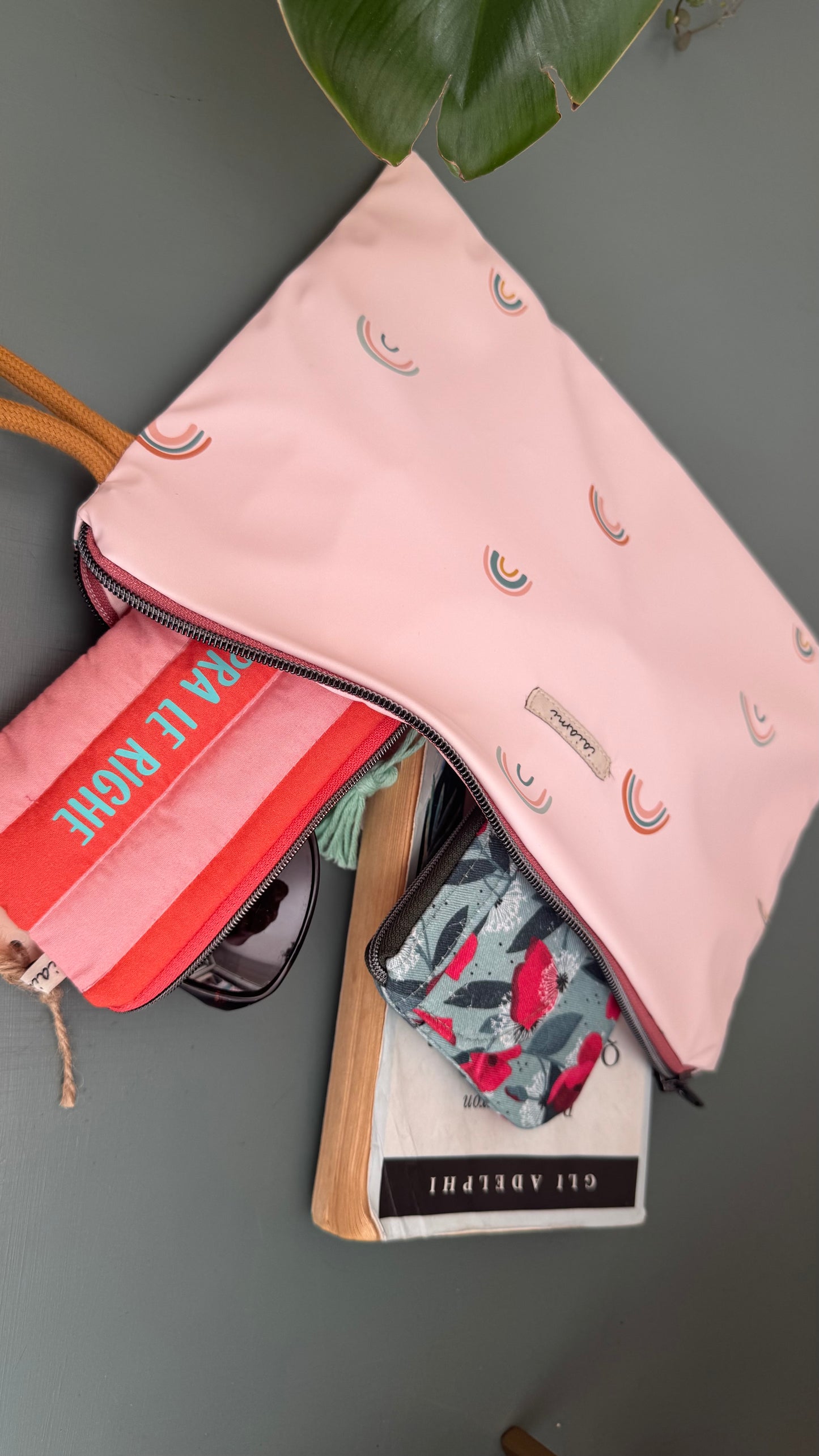 Gocce pochette Media (idrorepellente) - Arcobaleno