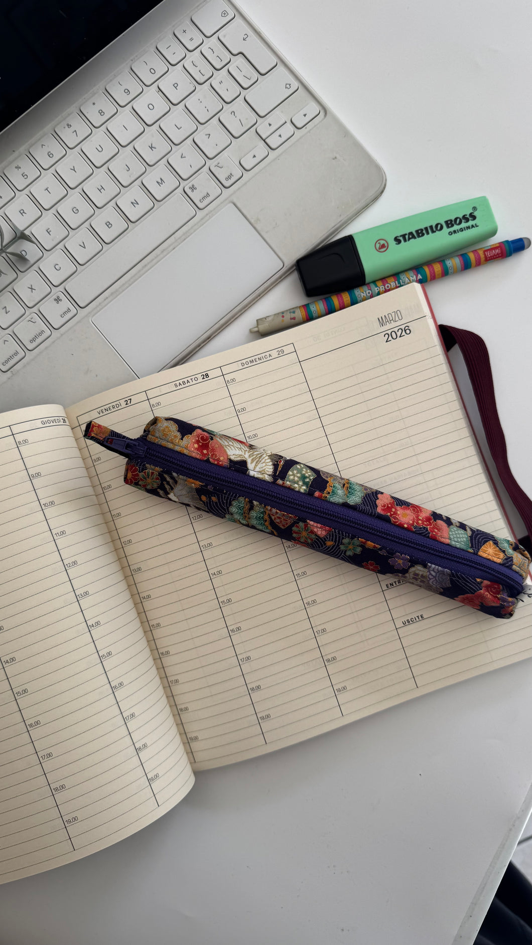 Astuccio Birillo - Blue & Gold (Nippori)