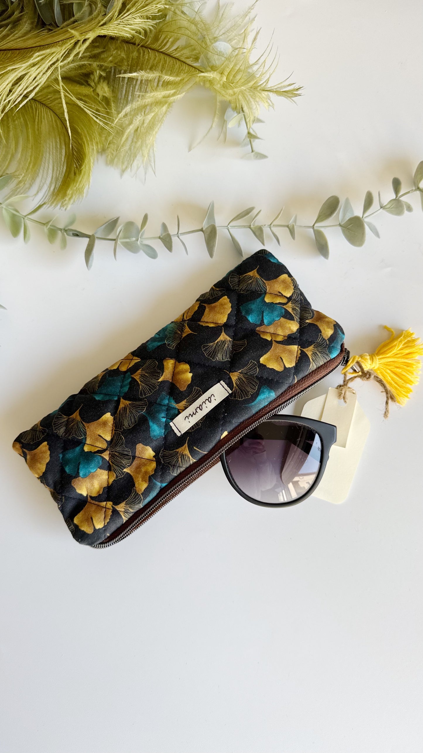 Astuccio trapuntato (Porta occhiali) - Gingko