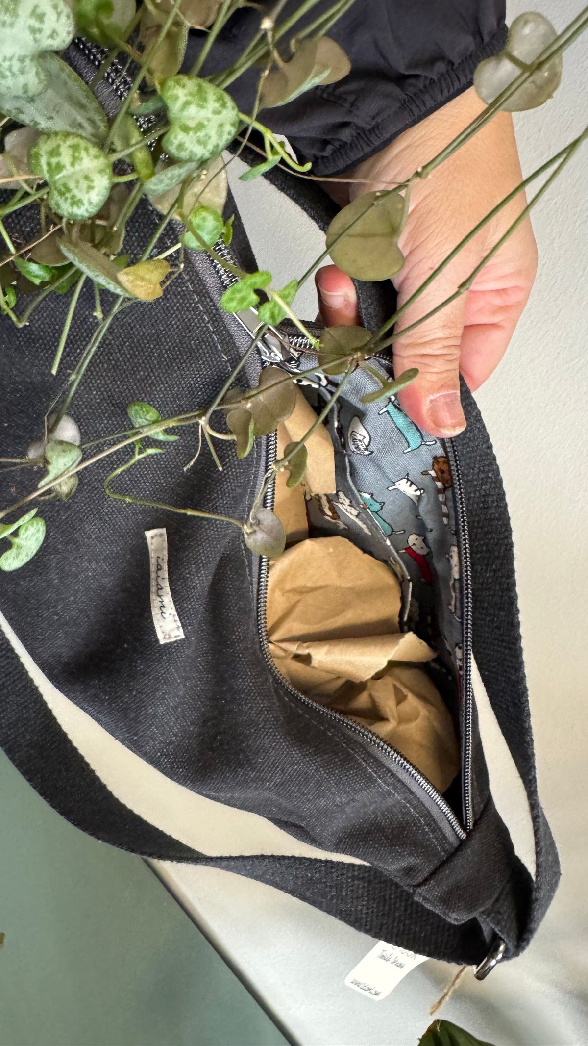 Moon Bag - Nera / Gattini (Hanbok)