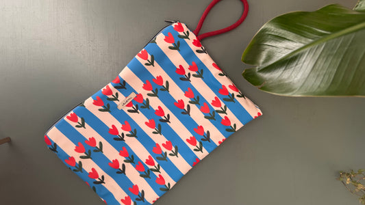 Gocce pochette Media (idrorepellente) - Tulipani