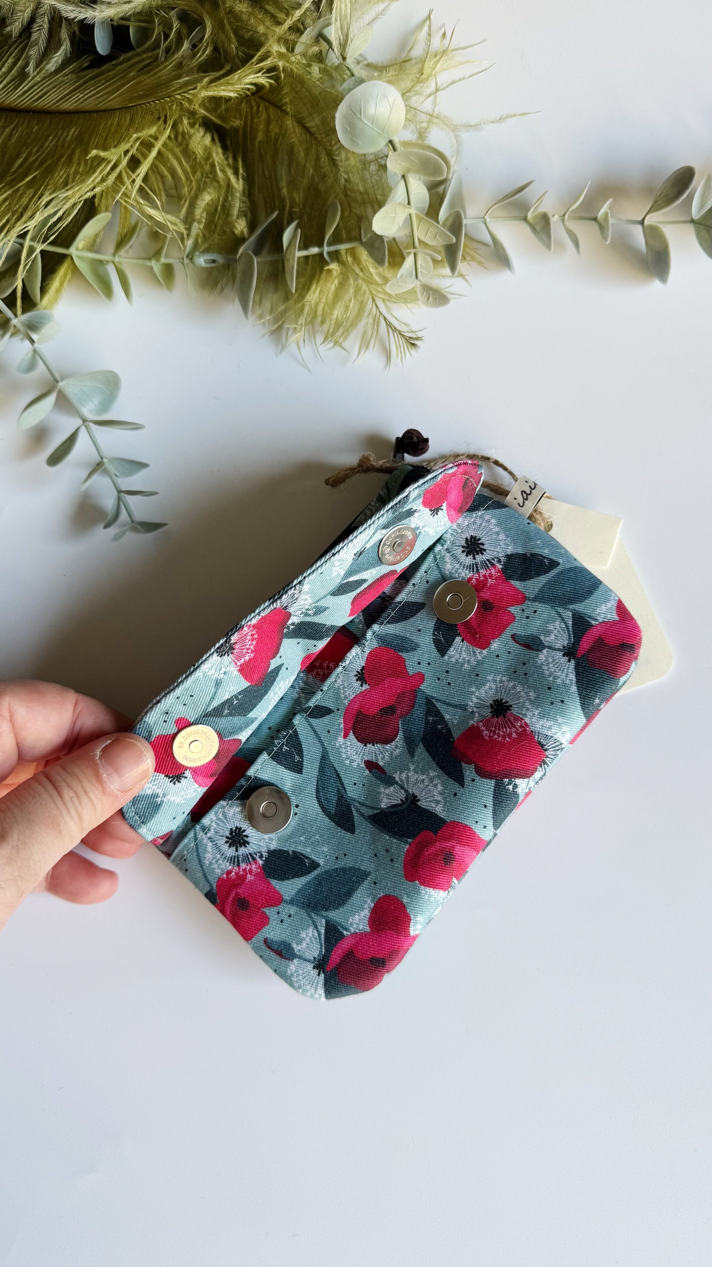 Pocket Pochette (Mini) - Papaveri e soffioni