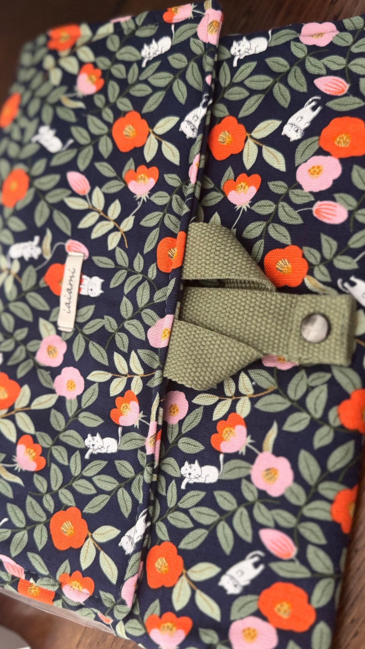 Beauty Burrito MAXI- Fiori Arancio Verde (HANBOK)