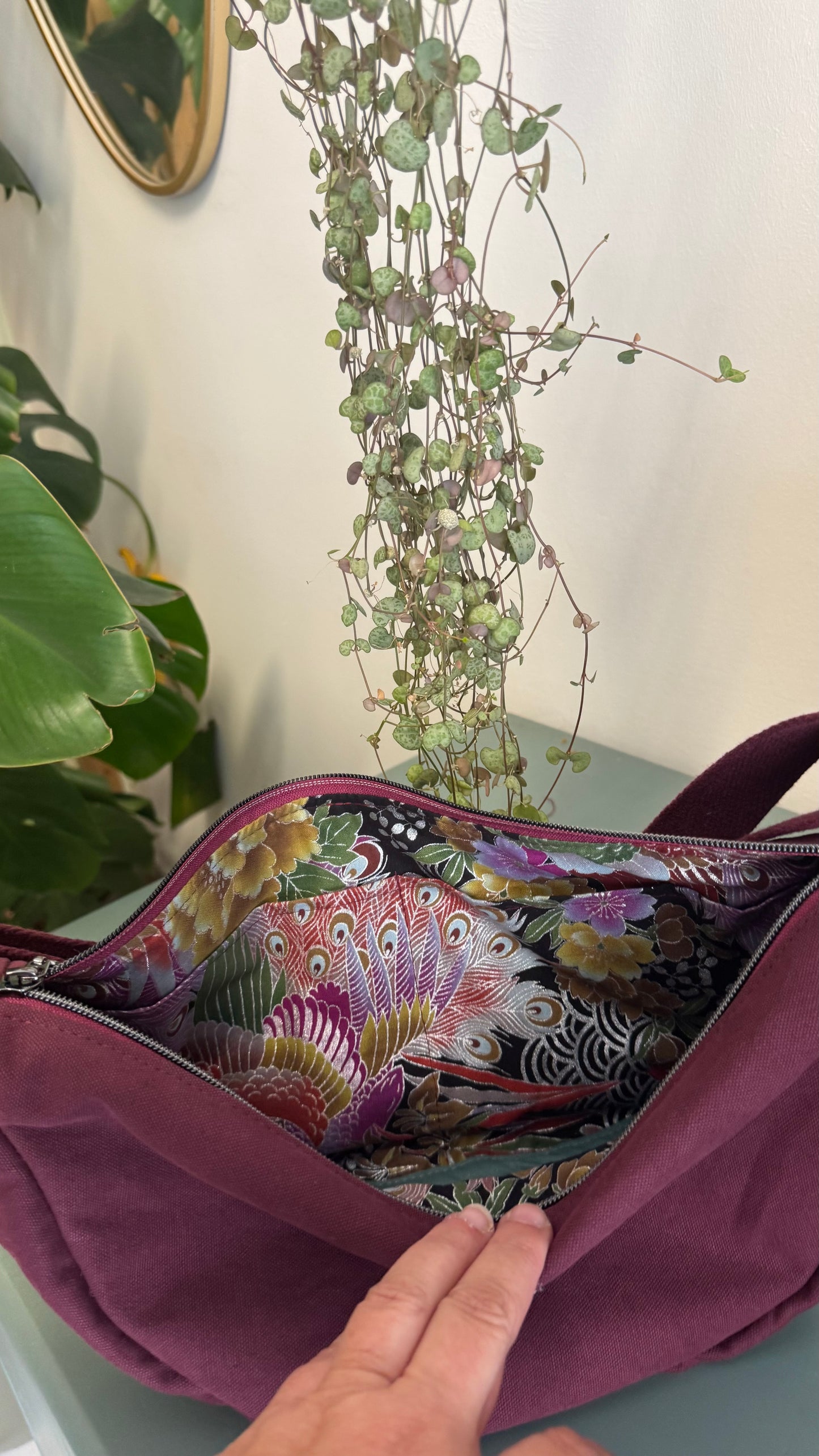 Moon Bag - Bordeaux/Airone (Nippori)