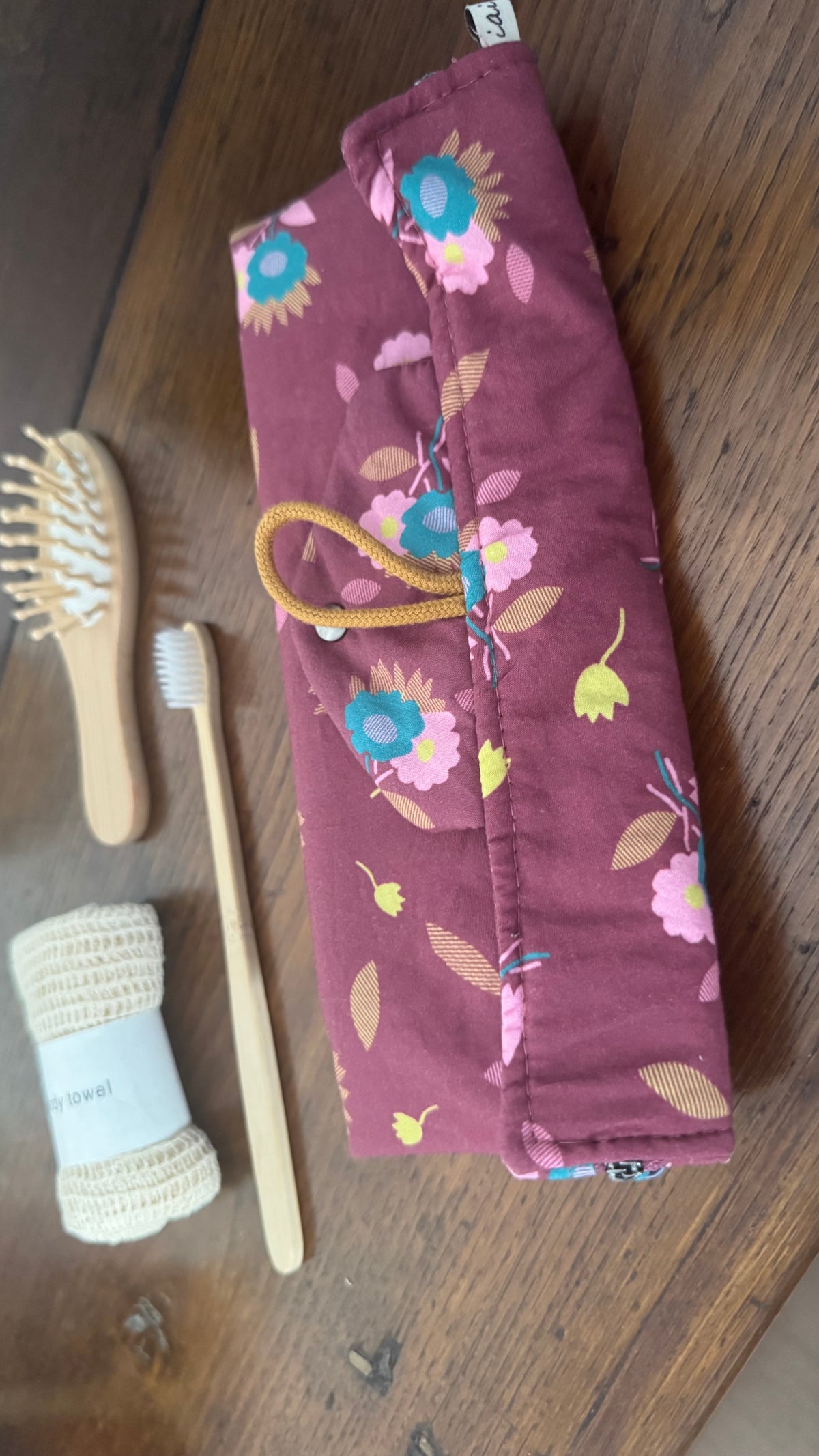 Beauty Burrito - Floral Burgundy (Hanbok)