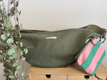 Carica l'immagine nel visualizzatore di Gallery, Duetto - Righe rosa e verde (Stripes)
