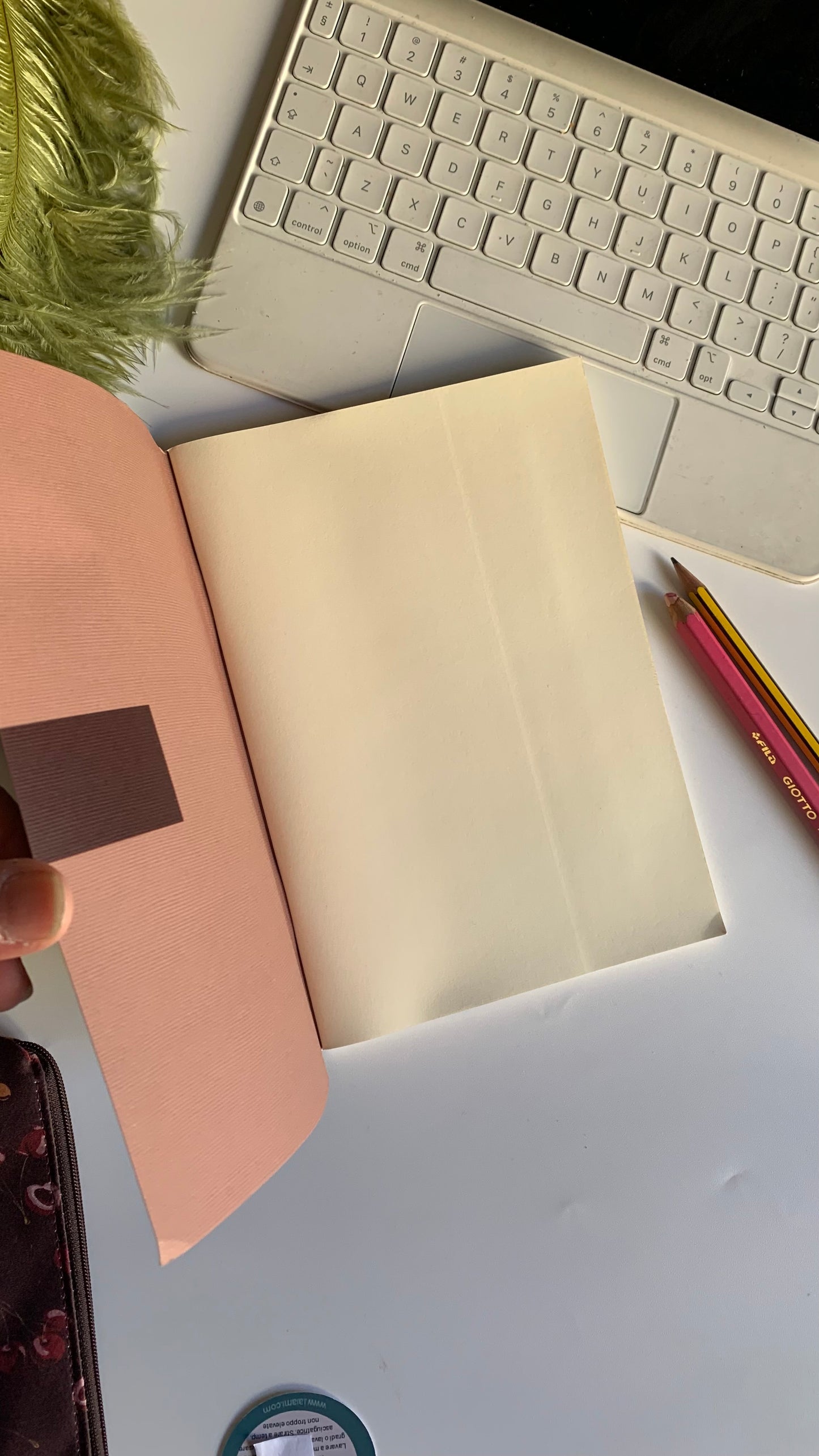 Porta Passaporto + Travel Journal - Ciliegie