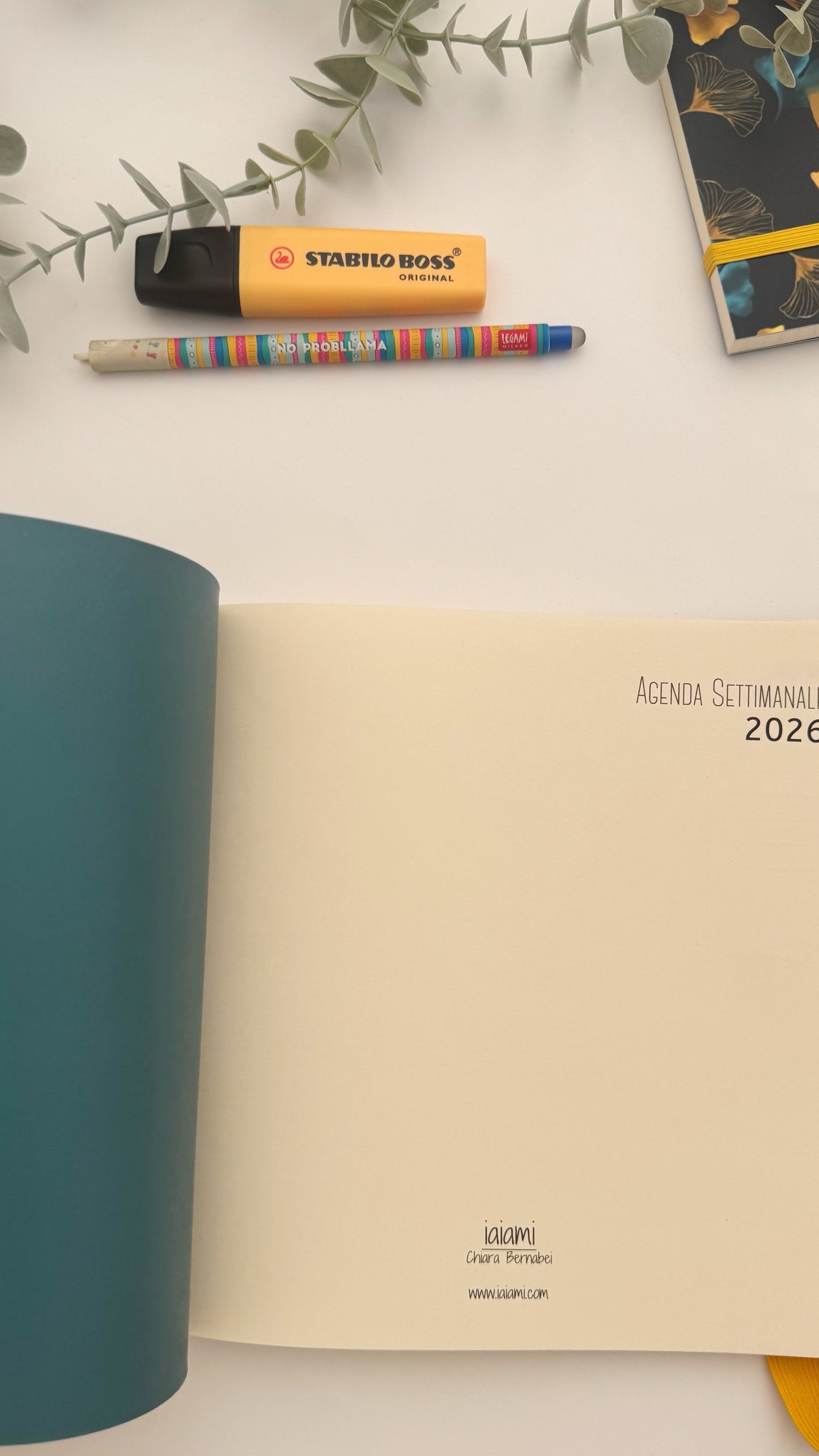 Agenda settimanale - Gingko