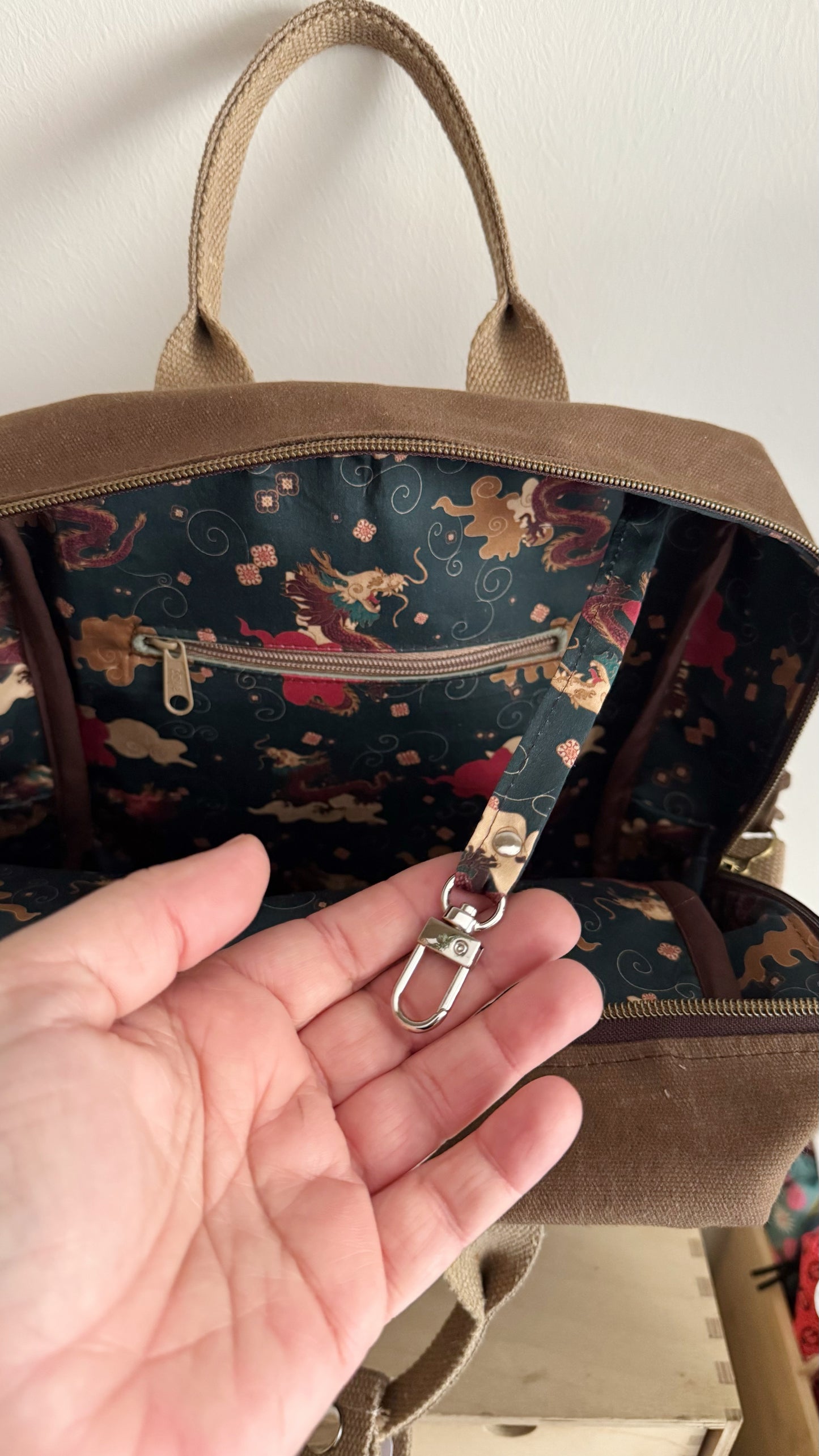 Zaino Tamalito (mini) - Brown/Dragon