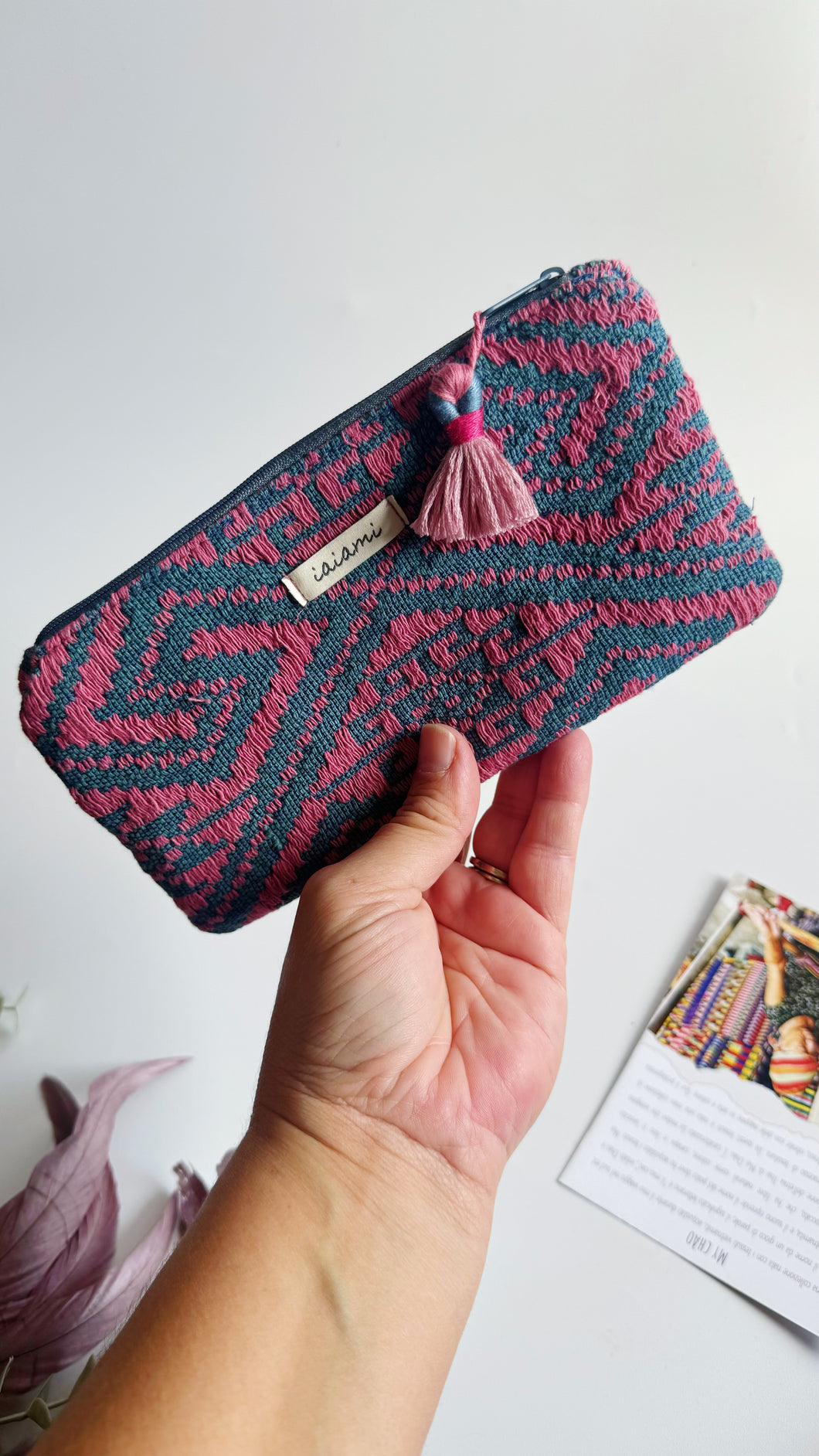 Pochette Mini - Geometrica malva