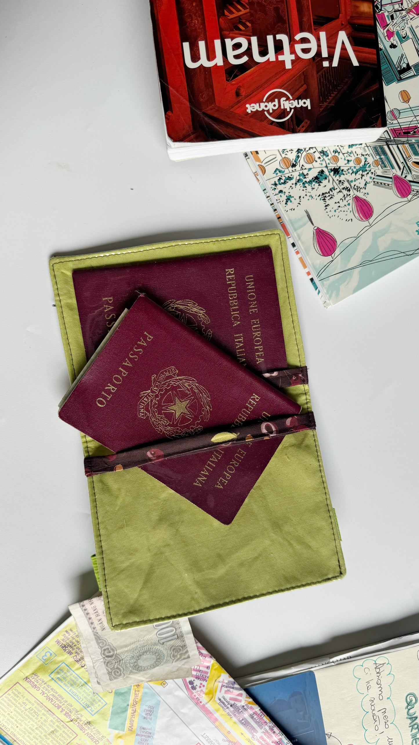 Porta Passaporto - Ciliegie