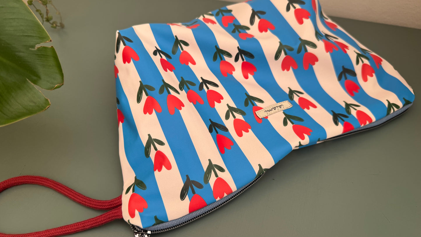 Gocce Pochette Maxi (idrorepellente) - Tulipani