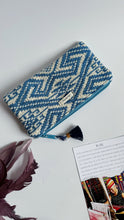 Load image into Gallery viewer, Pochette Mini - Geometrica blue
