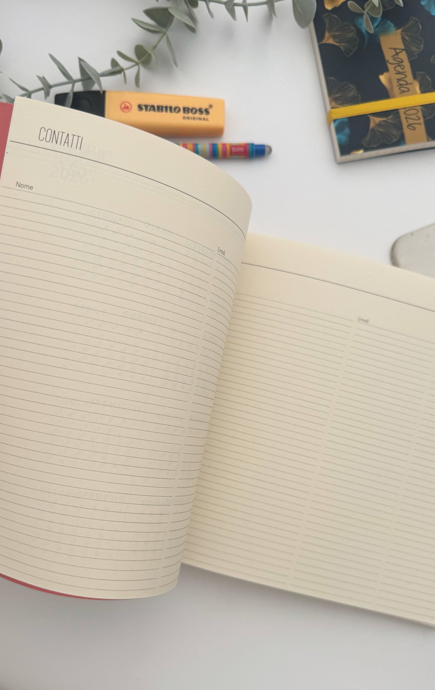 Agenda settimanale - Gingko