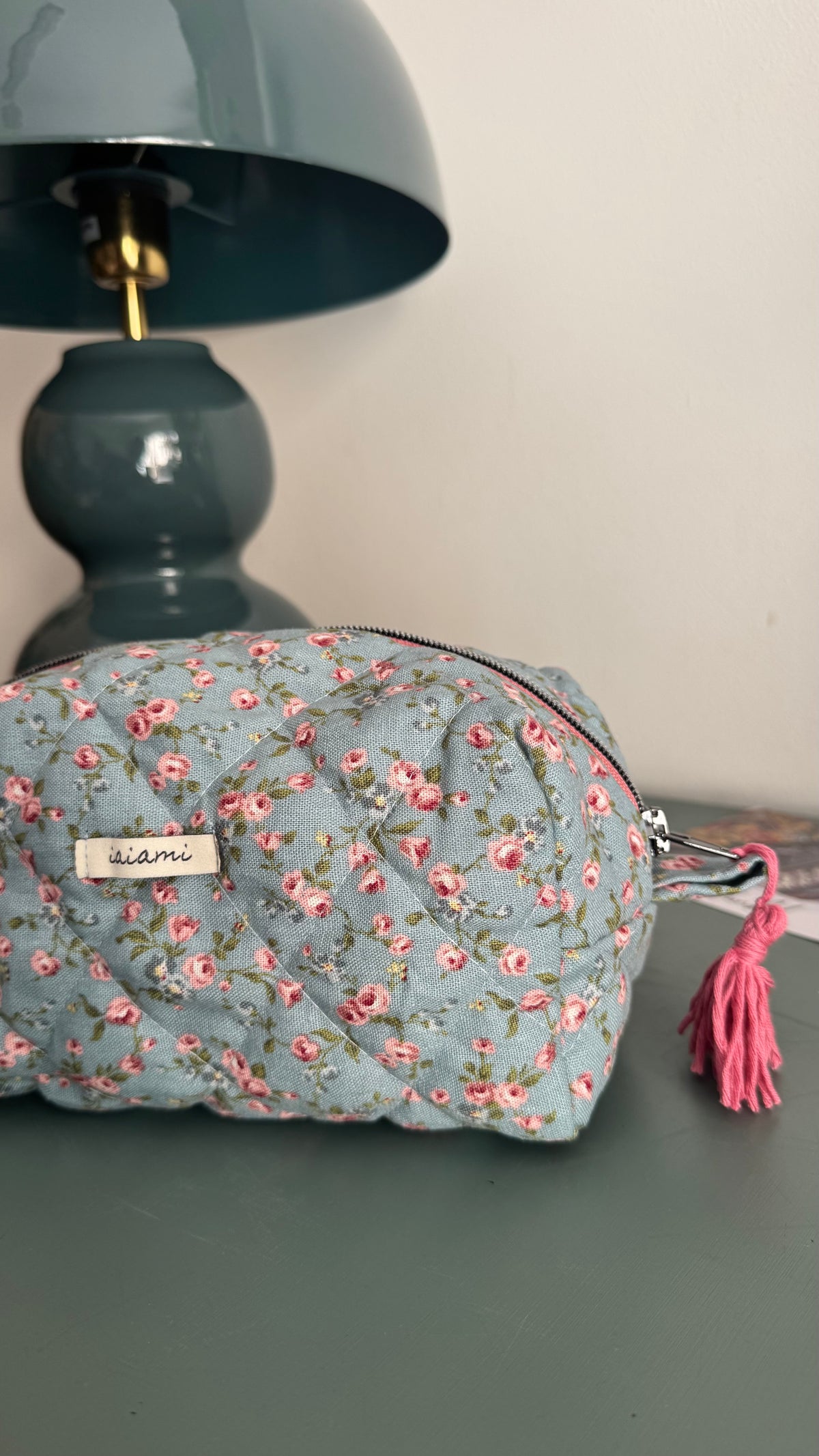 Cubotto trapuntato - Fiorellini Azzurro (Hanbok)