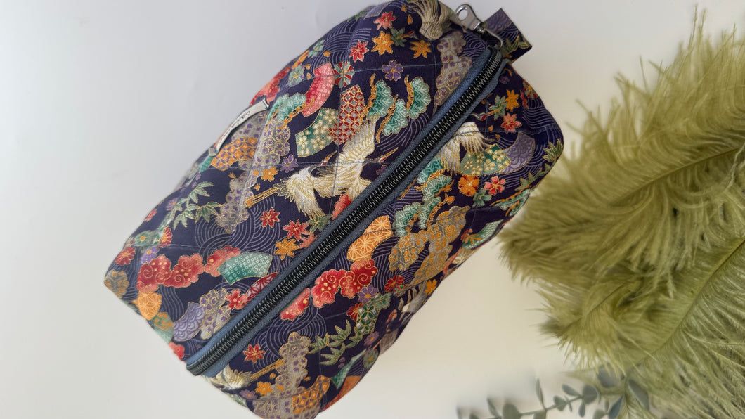 Cubotto trapuntato - blue & gold (Nippori)