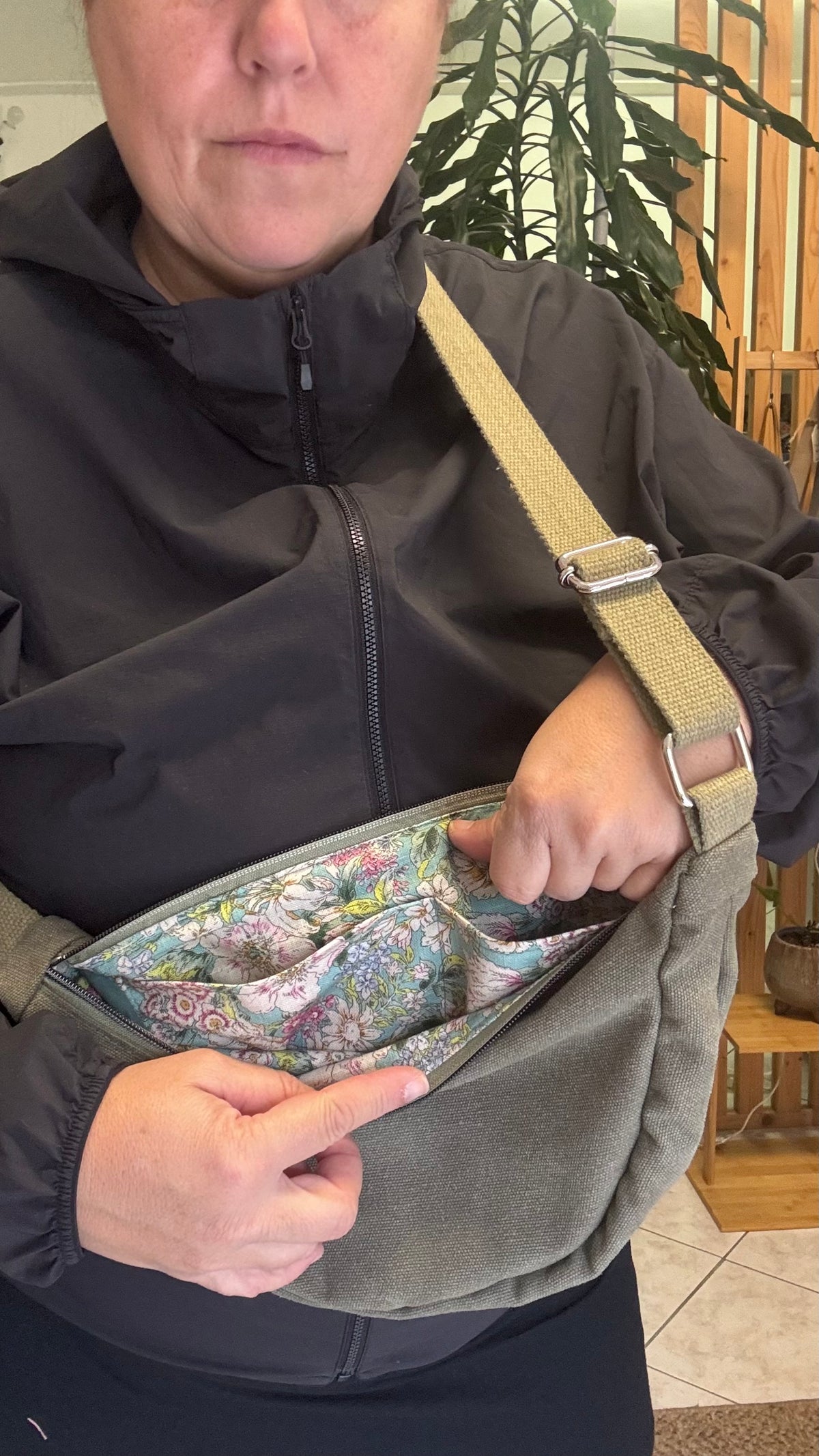 Moon Bag - Verde / Hwawon (Hanbok)