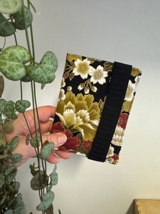 Porta Passaporto - Airone Black & Gold (Nippori)