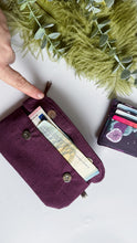 Carica l&#39;immagine nel visualizzatore di Gallery, Pocket Pochette (Maxi)  con tasca - Viola mélange
