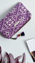 Carica l&#39;immagine nel visualizzatore di Gallery, Pochette Mini - Geometrica viola
