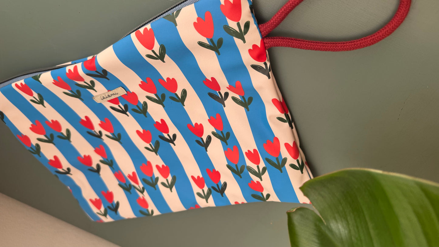 Gocce pochette Media (idrorepellente) - Tulipani