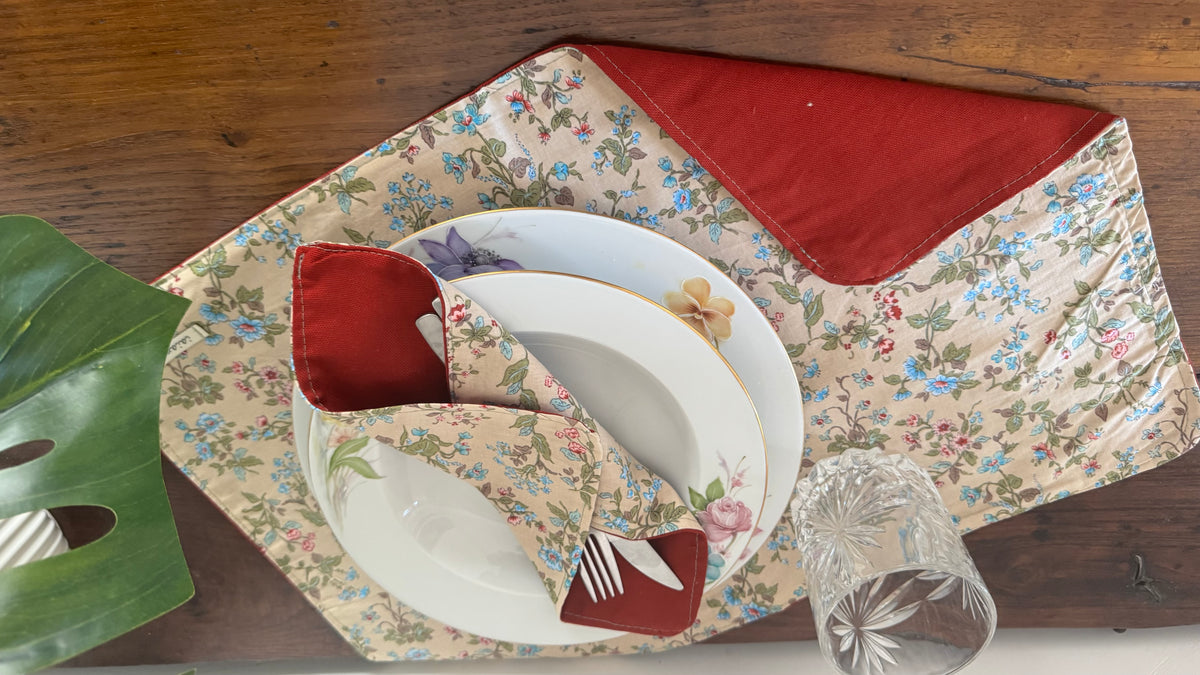 Tovaglietta americana - Fiori Avana (Hanbok)