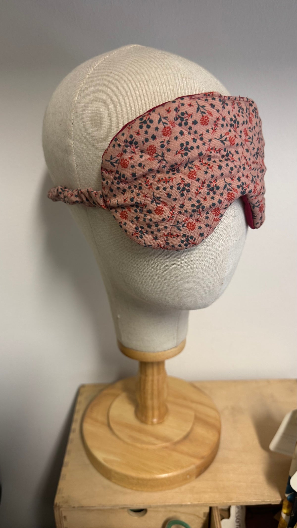 Nuvola (sleep mask) - Fiorellini e foglie verdi (Hanbok)