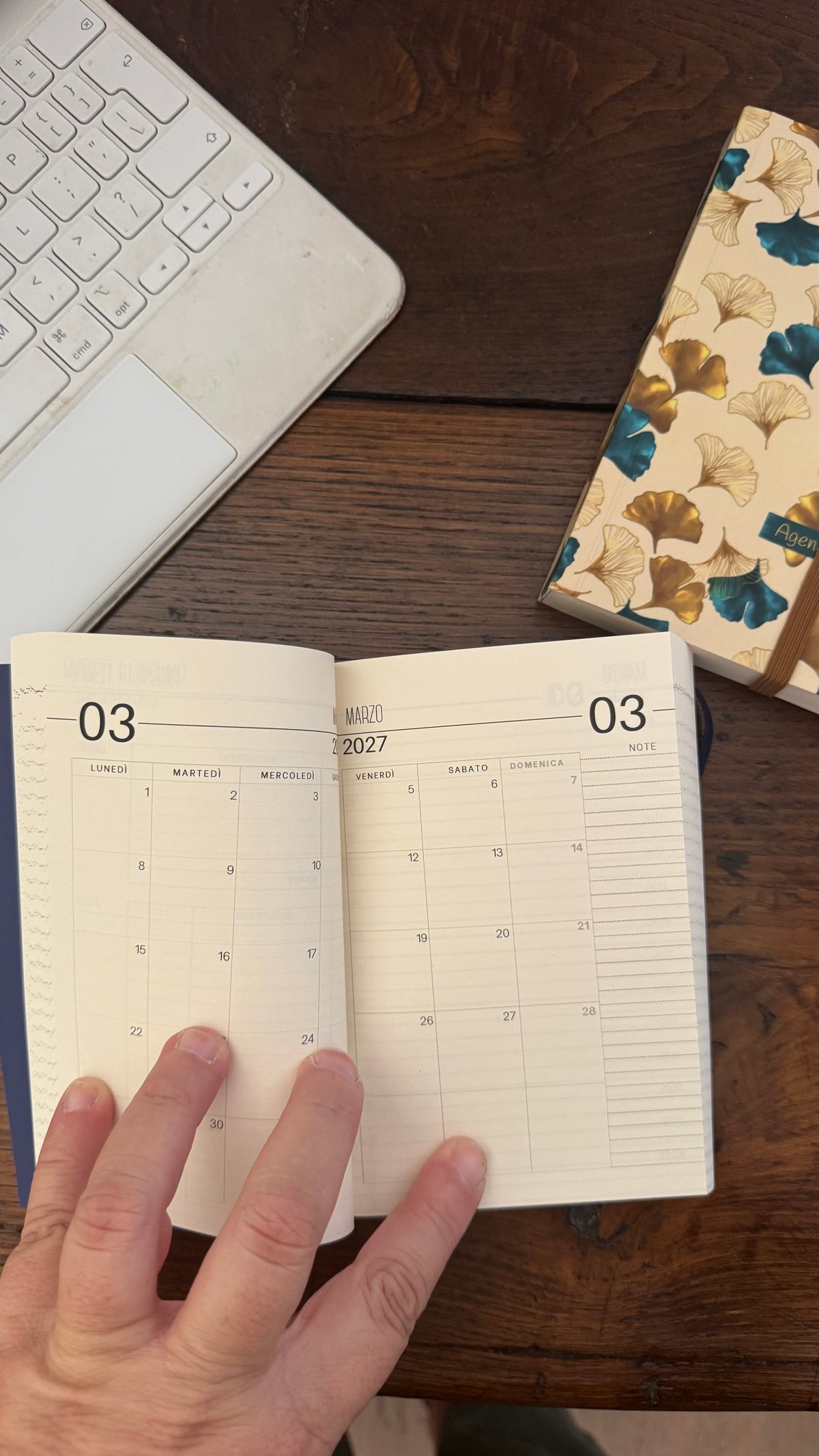 Agenda giornaliera - Gingko light