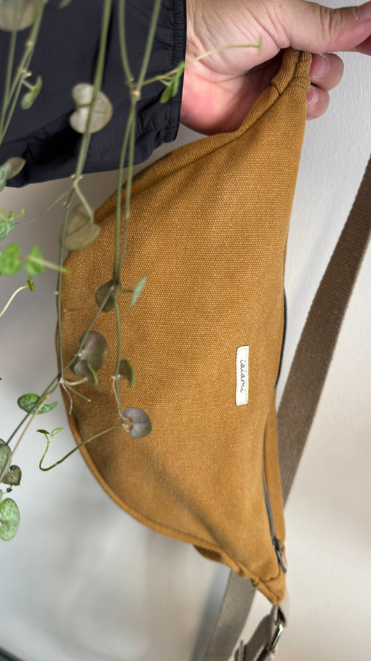 Moon Bag - Curry / Fiori Avana (Hanbok)