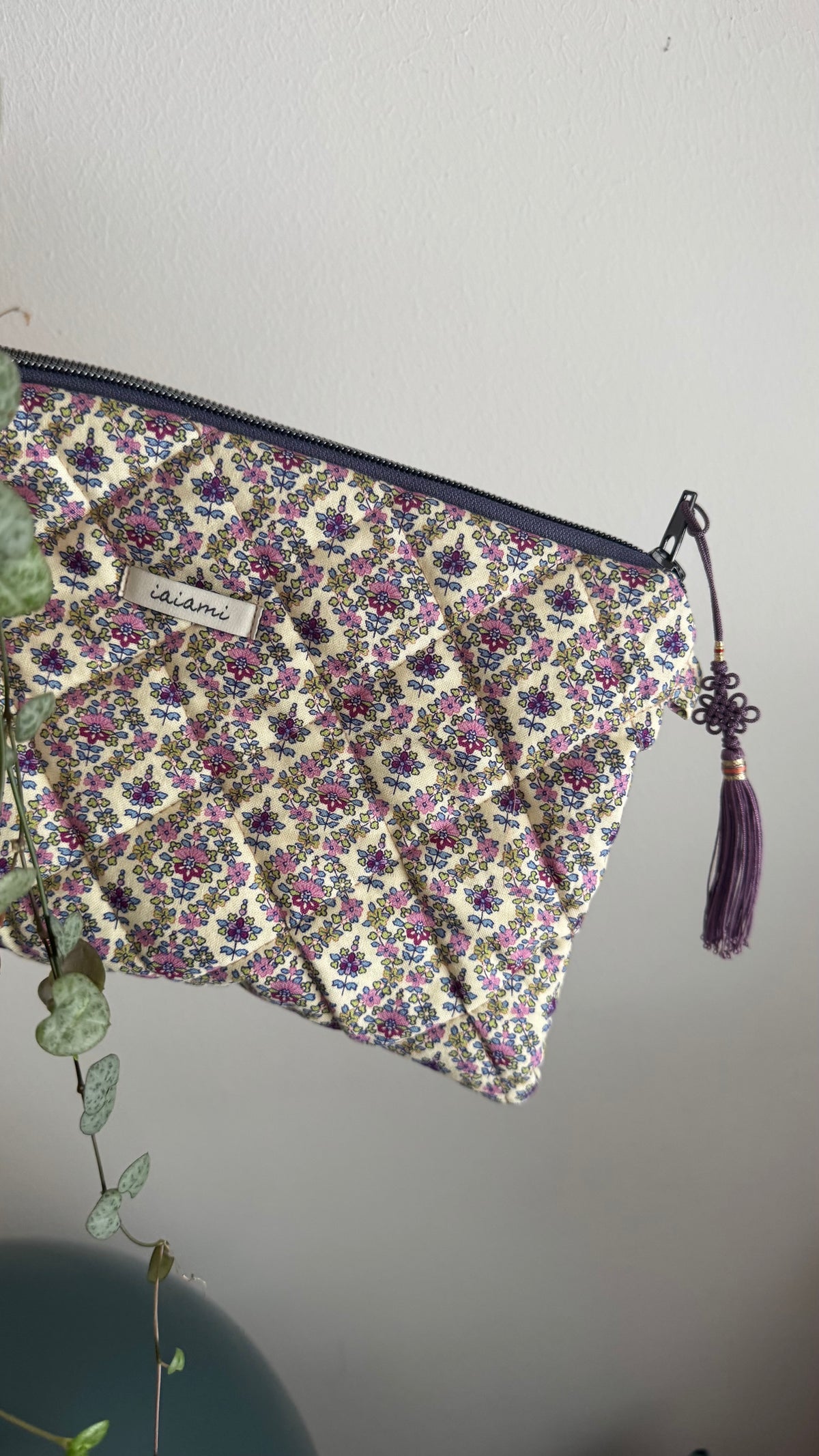 Pochette trapuntata Maxi - Bom con Maedeup nodino coreano(Hanbok)