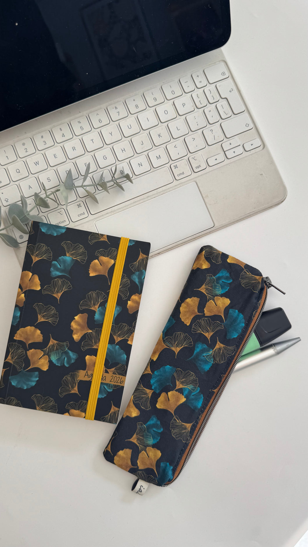 Astuccio con elastico per agende Pocket (mini mini) No per formato A5 - Gingko