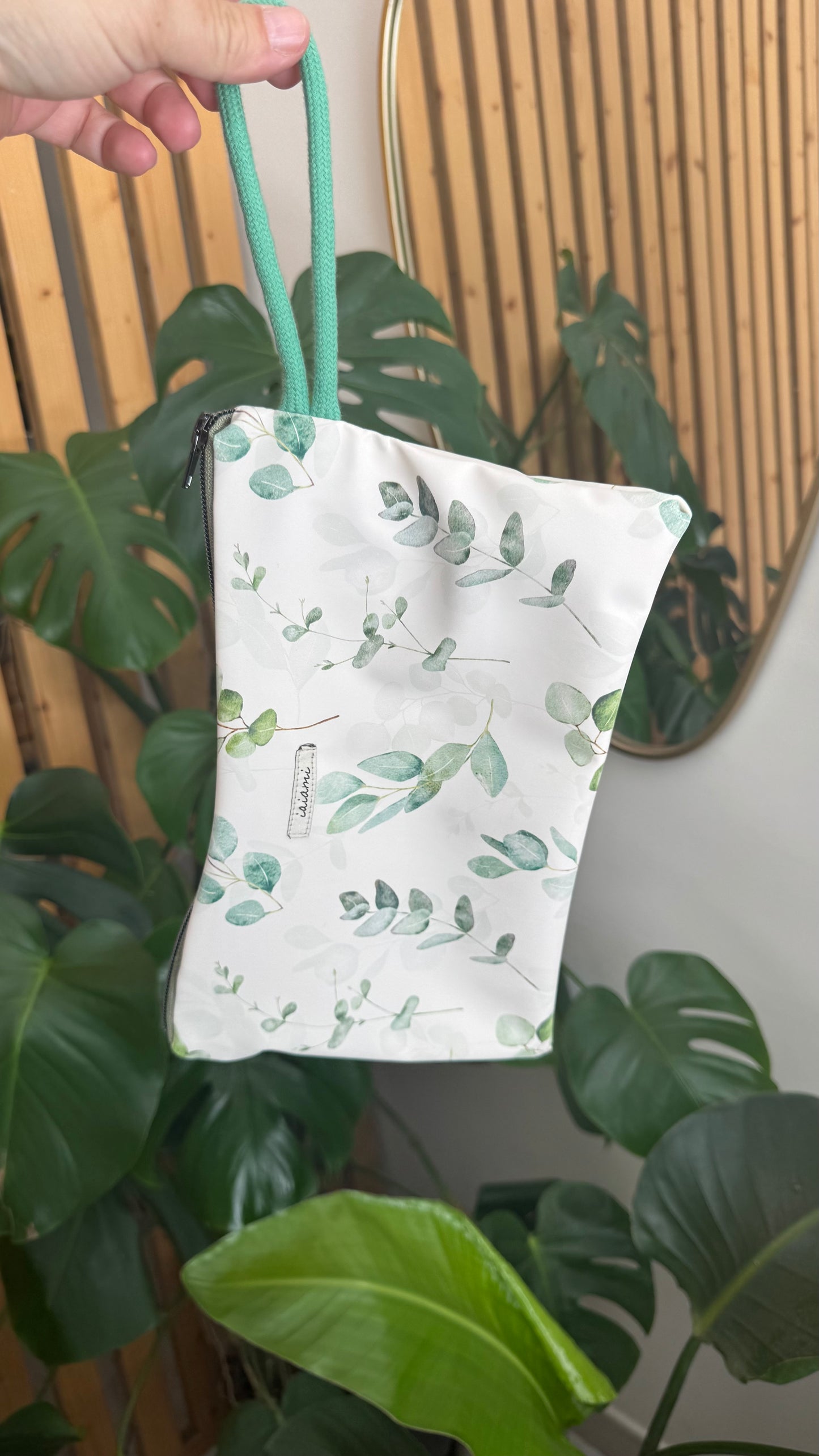 Gocce pochette Mini (idrorepellente) - Foglie