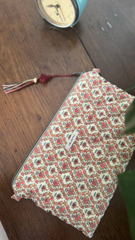Pochette trapuntata Maxi - Nabi con Maedeup nodino coreano (Hanbok)
