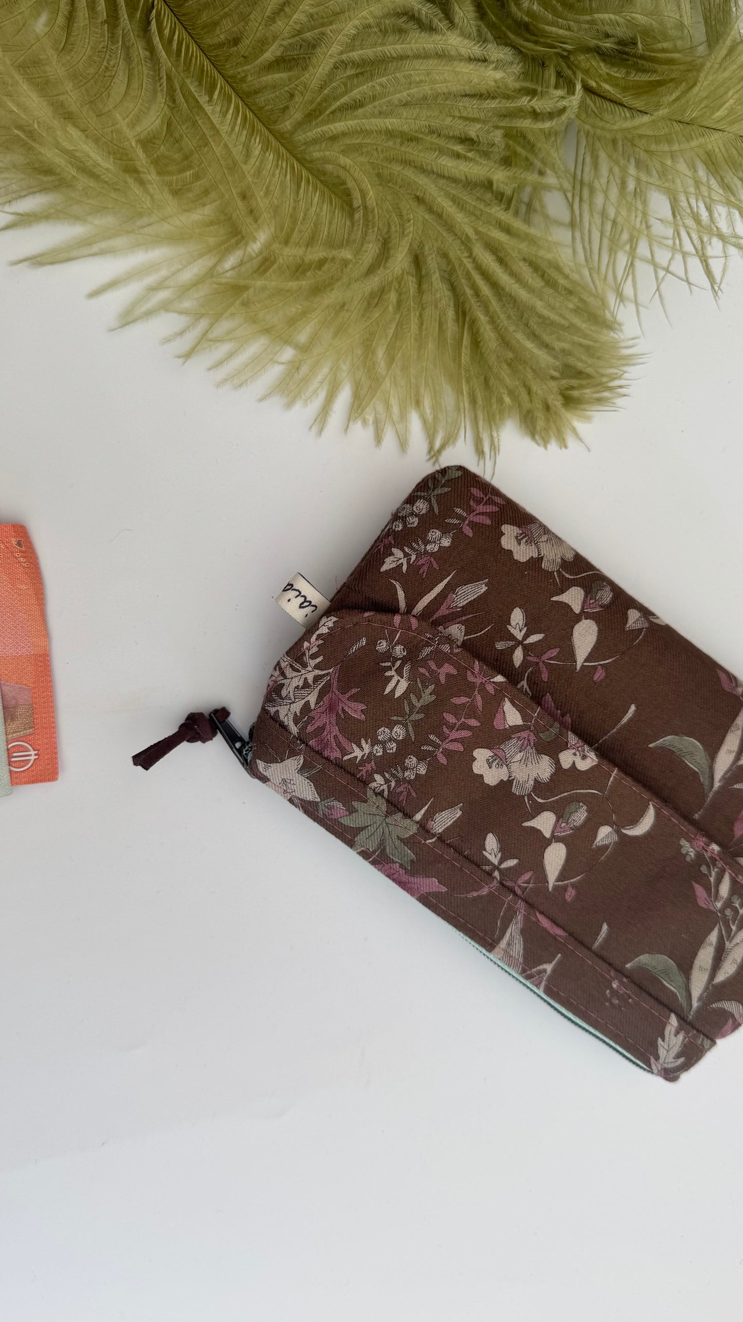 Pocket Pochette con tasca (Mini) - Brown (Nippori)