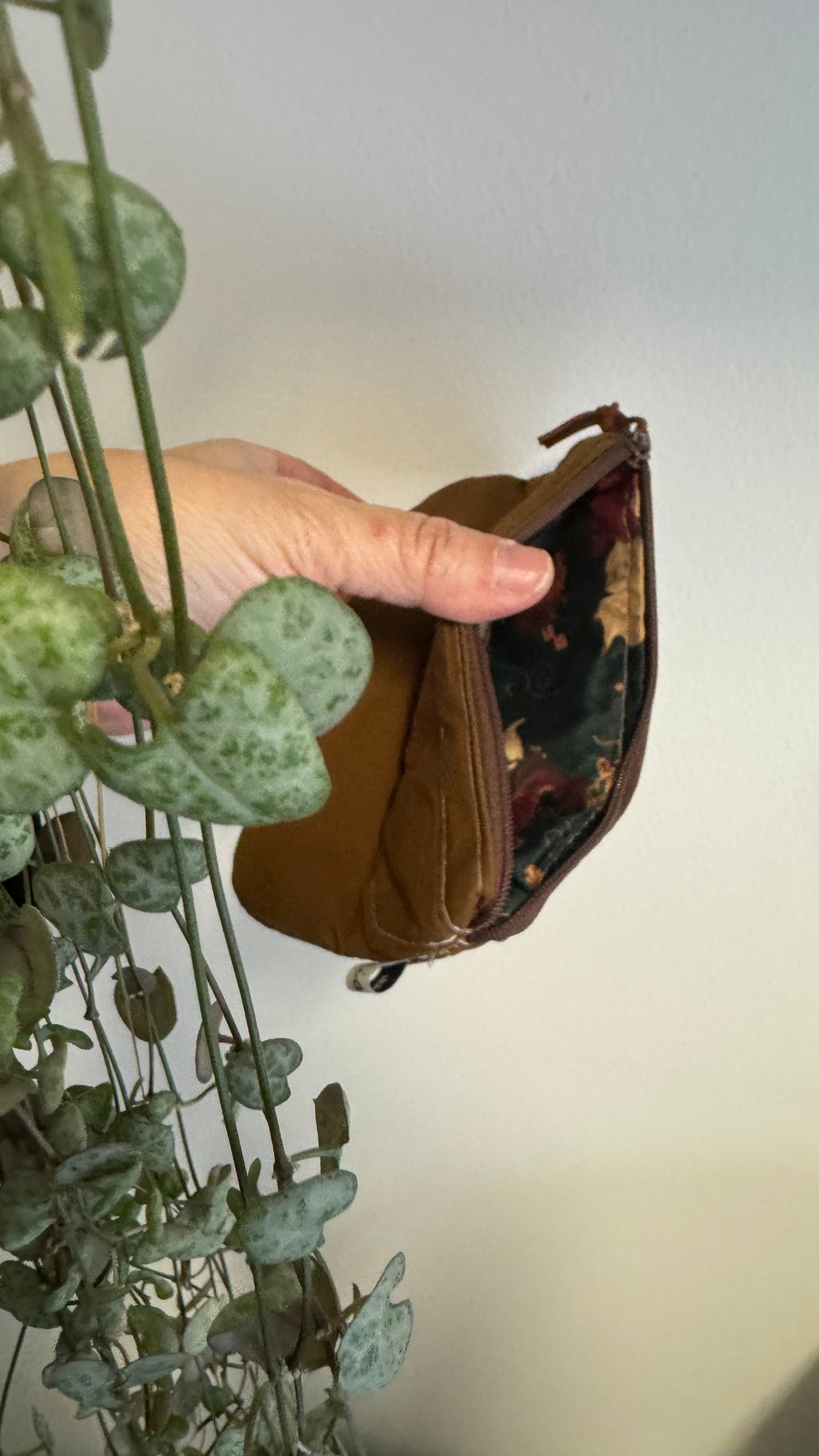 Pocket Pochette con tasca (Mini) - Camel/Draghi