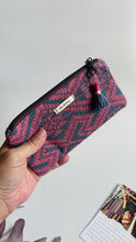 Load image into Gallery viewer, Pochette Mini - Geometrica Malva double face
