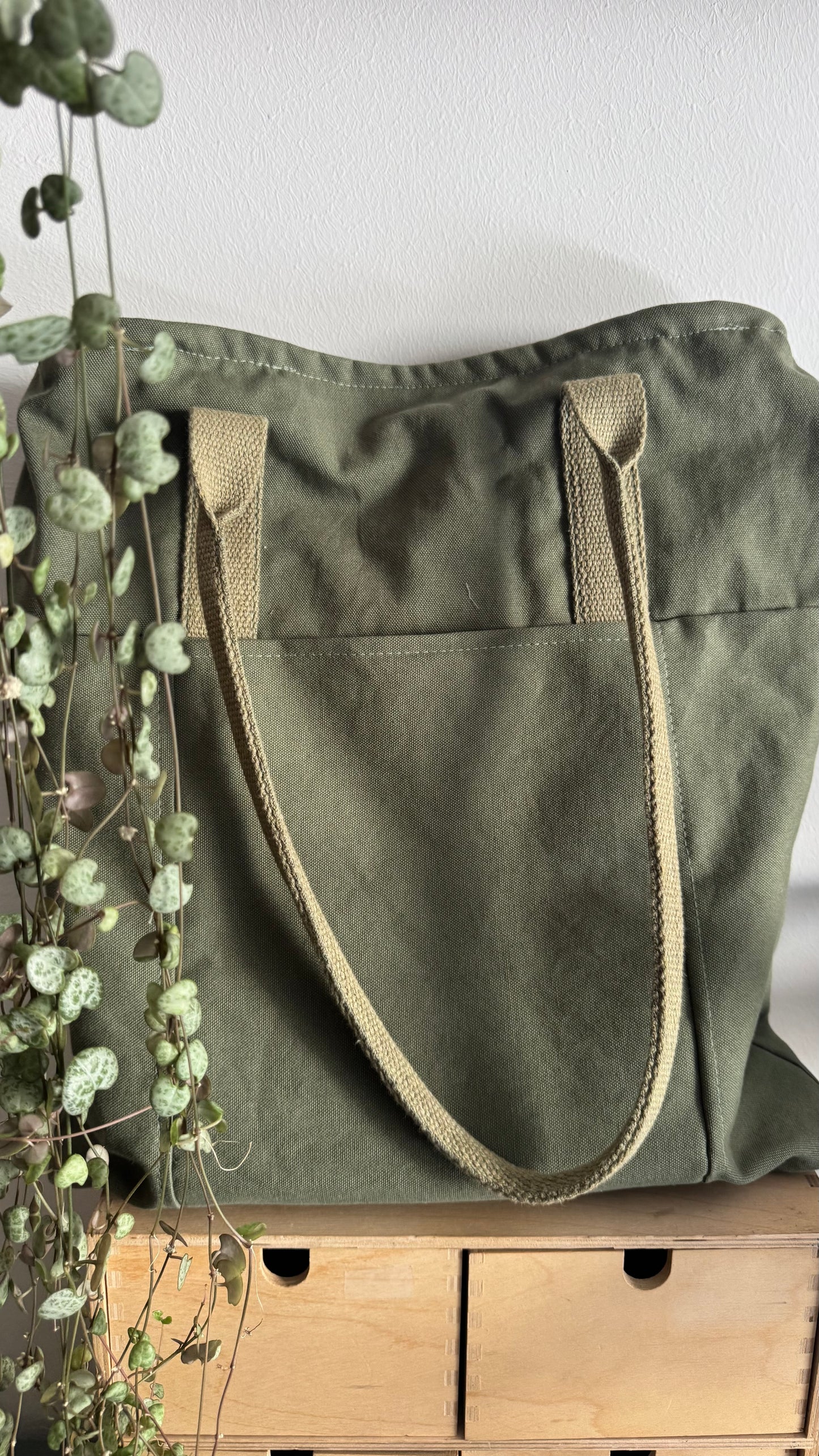 Tote Bag Tamalito - Verde militare /  Dragon