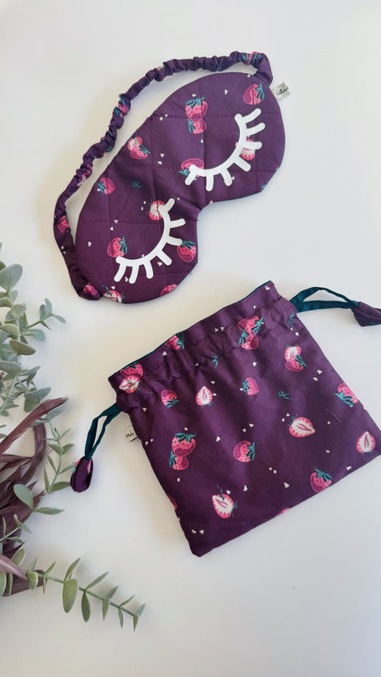 Nuvola (sleep mask) - Fragole con occhietti