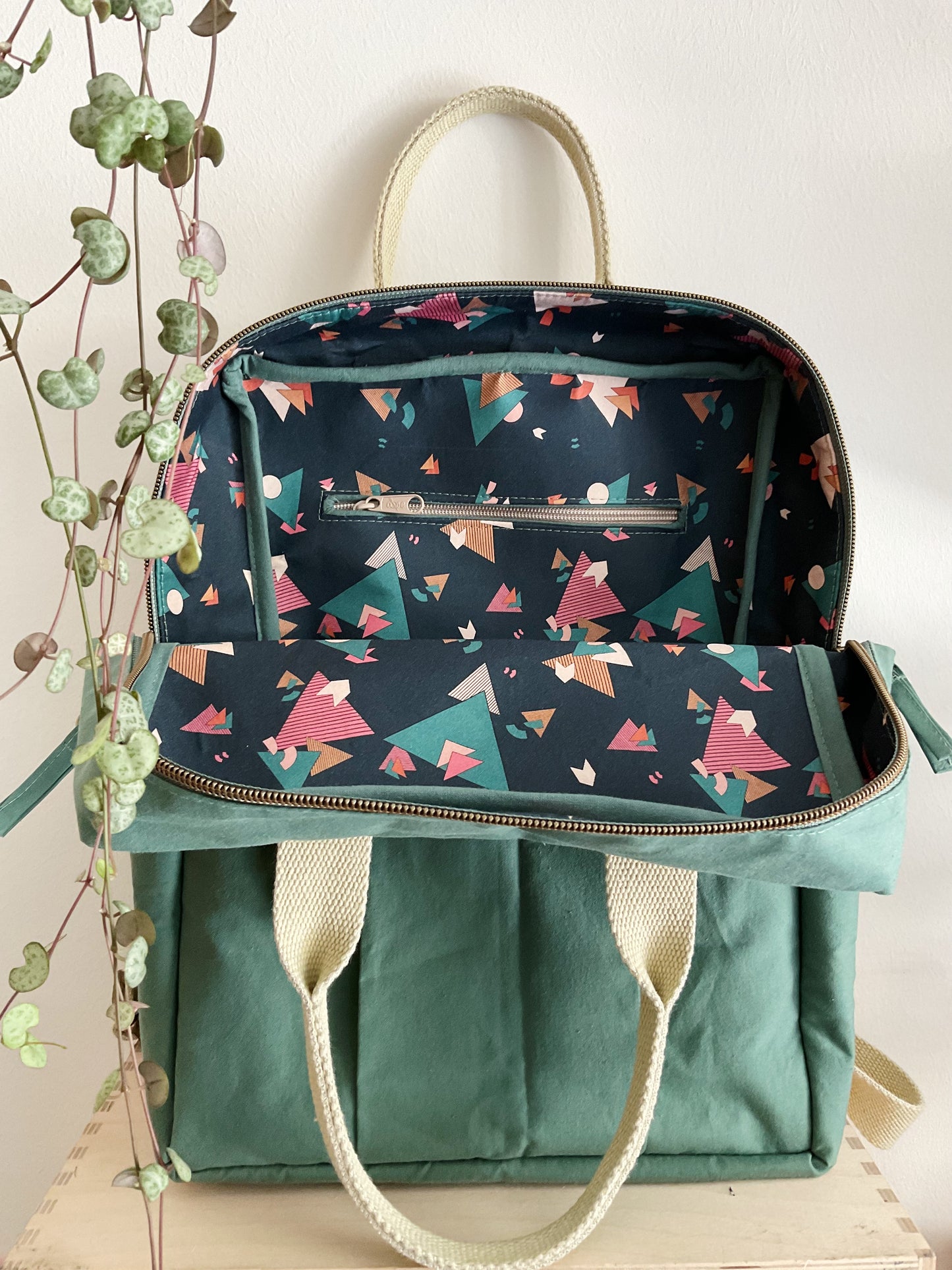 Zaino Tamalito (mini) - smokey green/80’s