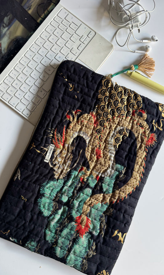 Sleeve trapuntata taglia L - Dragon & Airone (Nippori)