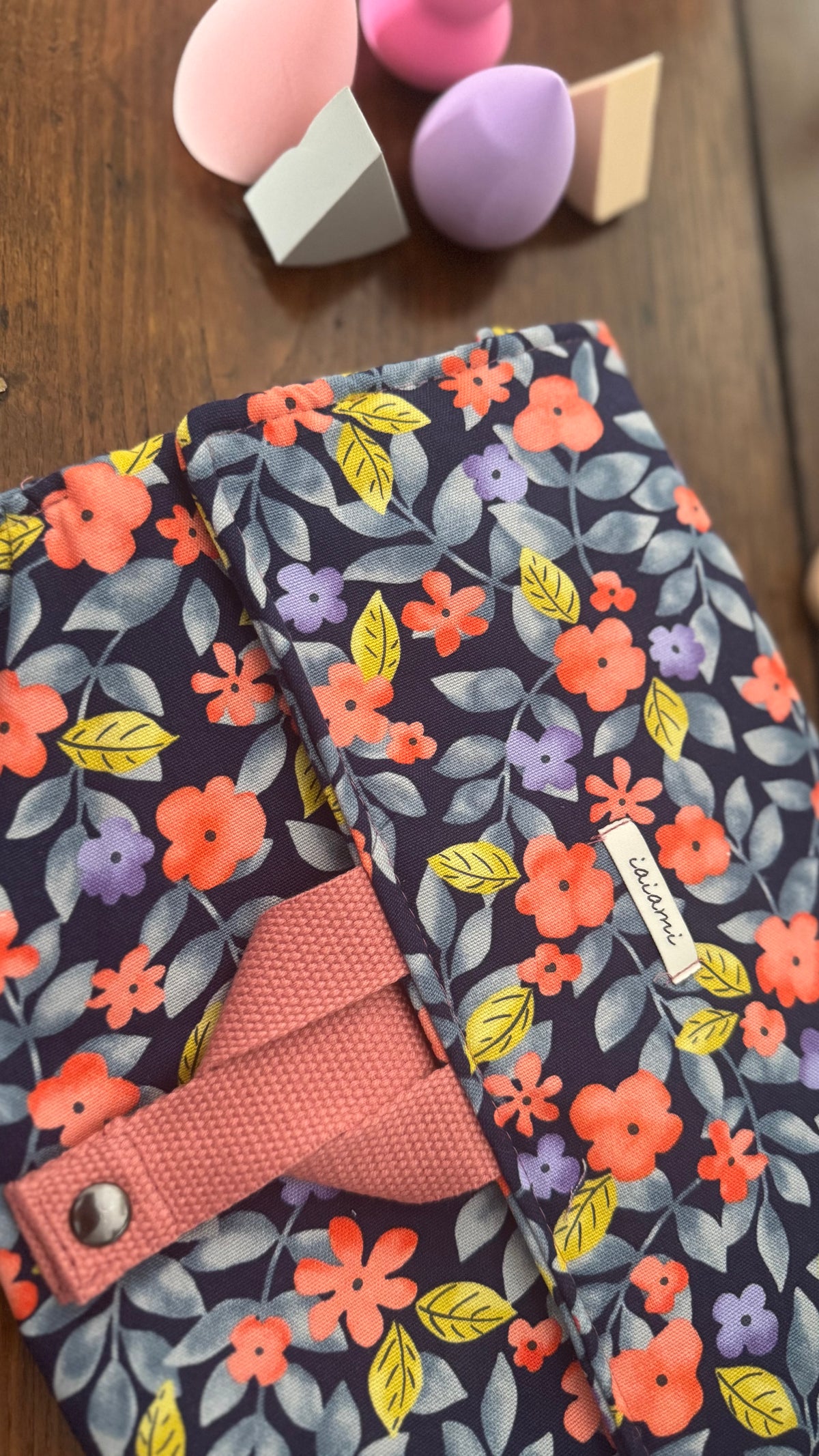 Beauty Burrito MAXI- Fiori Arancio Blue (HANBOK)