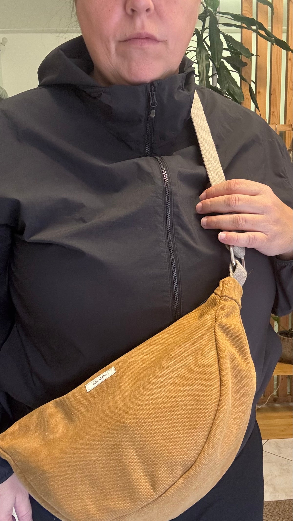 Moon Bag - Curry / Fiori Avana (Hanbok)